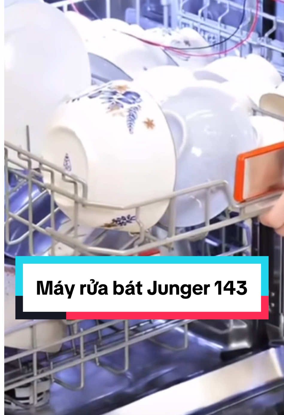 Máy rửa bát Junger 143 #mayruabat #reviewgiadung 