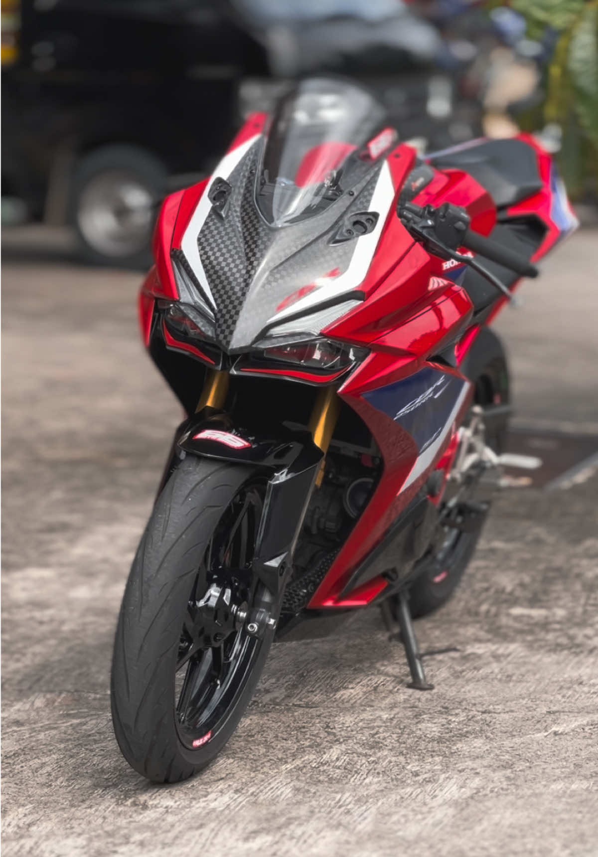 Belum dikasih nama nih 😌 #cbr #cbr250rr #babyrr 