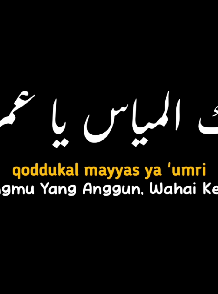 11.57✨ ~ Qaddukal Mayyas [diniarianii29] #arabicsong #qaddukalmayyas #lirik #gambusan #fyp 