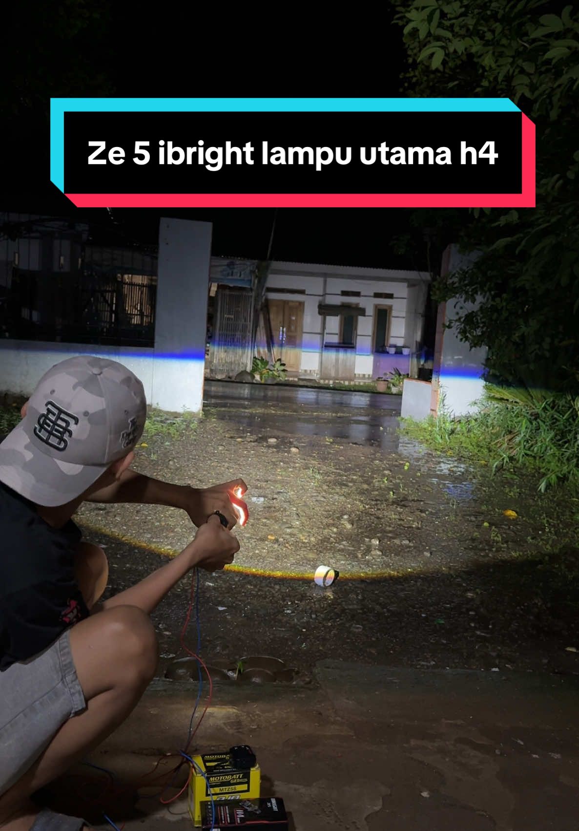 Ze5 lampu utama h4 sorot biled rekomendasi lampu h4 tinggal pasang #h4 #lampu 