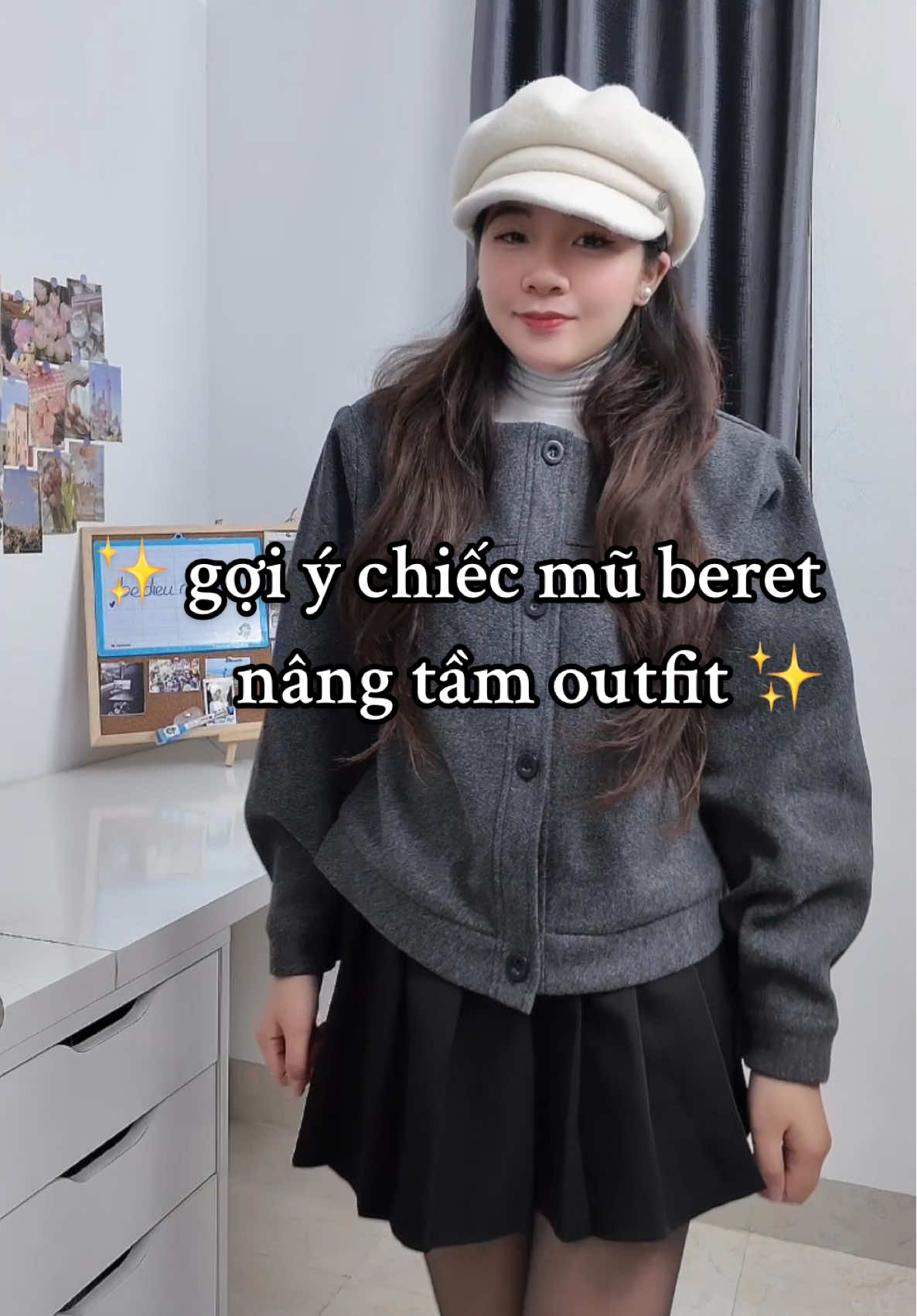 gợi ý chiếc mũ beret nâng tầm outfit ✨ #bedieureview23 #phoidoxinh #xh #fyp #outfitideas #viral #outfittet #outfittet2025 #tet2025 #muberet #muberetxinh #munoi #mumuadong 