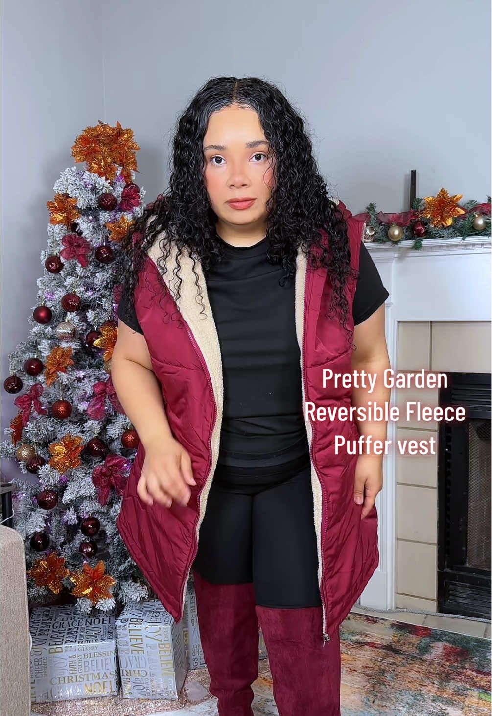 Reversible Puffer Vest Weather Essential! PLUS Approved ✅ @PrettyGarden #puffervest #puffervestoutfits #puffervestinspo #falloutfit #winteroutfit #coldweatheroutfit #OOTD #prettygardenclothing #fashion