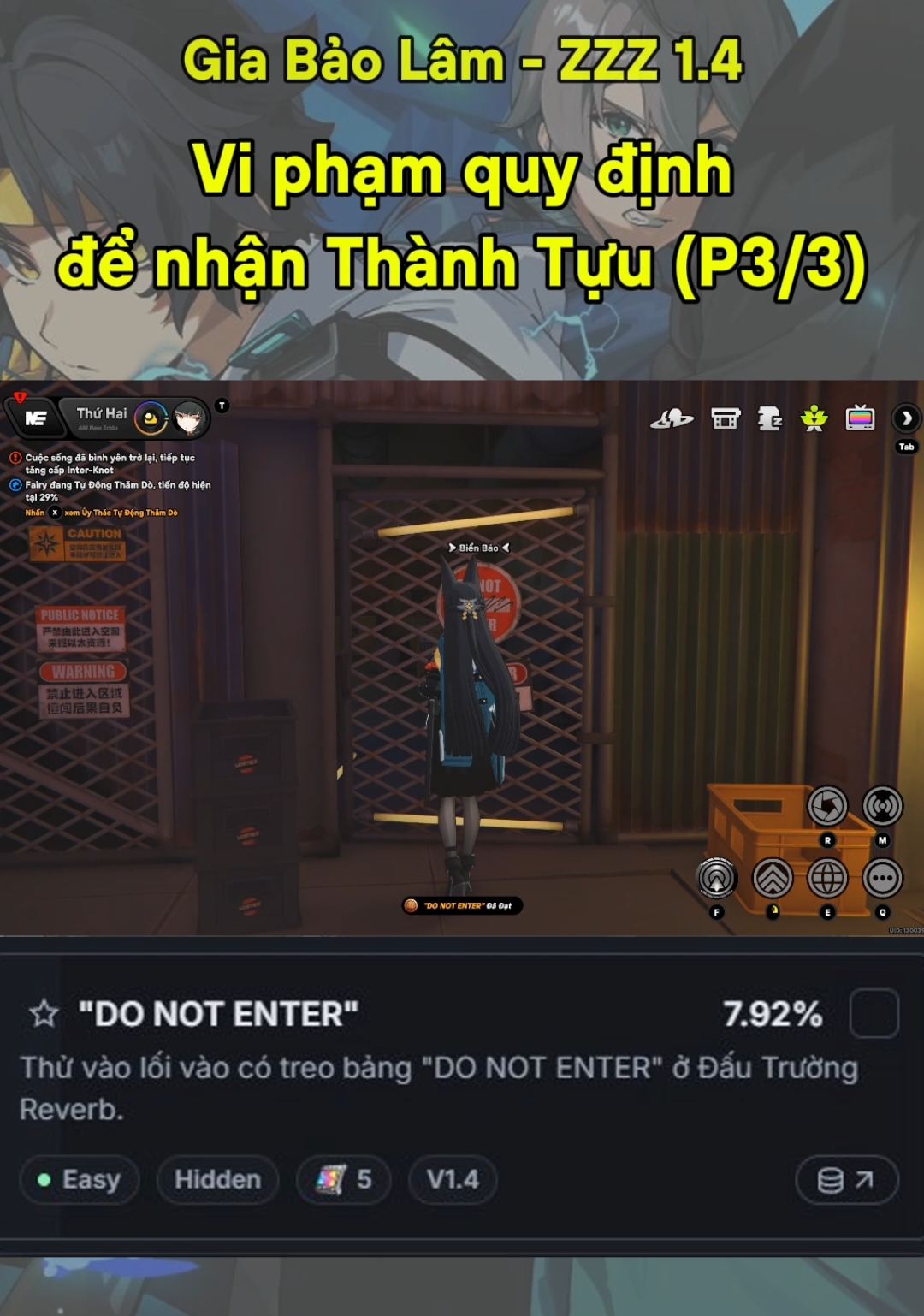 ZZZ 1.4 | Thành Tựu 