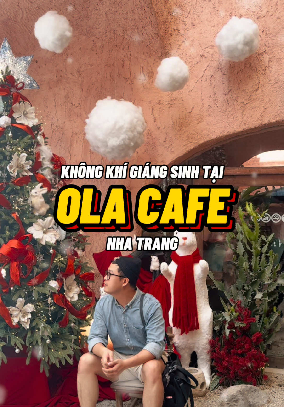 Không khí giáng sinh tại Ola Cafe Nha Trang🎄🐰 #tulangthang #nhatrang #anuong #checkinnhatrang #anuongnhatrang #reviewanuong #cafecheckin #cafe #olacafe 