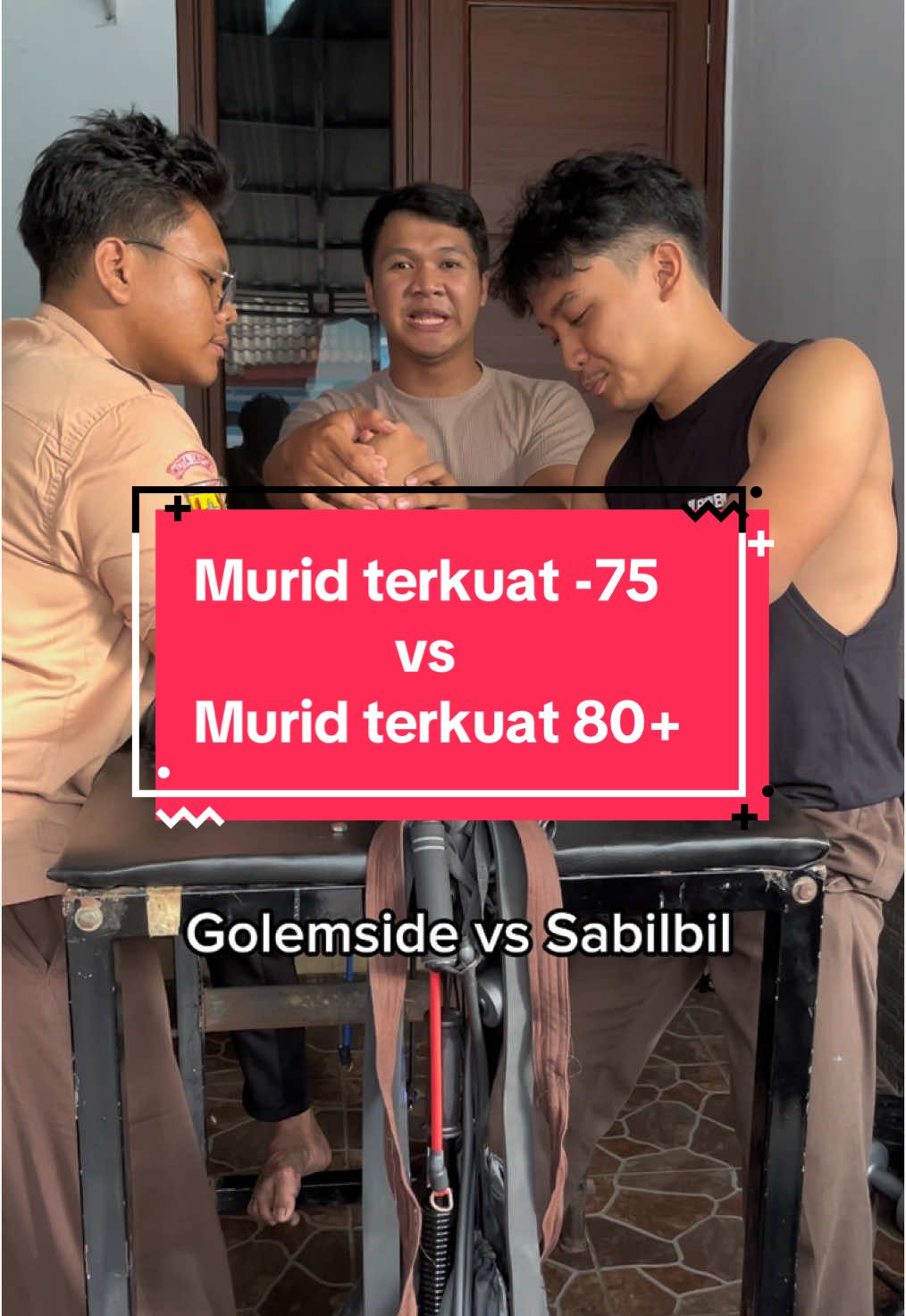 Dua duanya keras dan latihannya kerass juga @sabil @GOLEMSIDE  Kira kira siapa ya yg bakalan di call out? 🤔 gua sendiri aja gatau wkwkwk. Tulis di komentar kira kira mereka bakalan call out siapa! #botakpancokit #armwrestling #pancoindonesia #fyp #xybca 