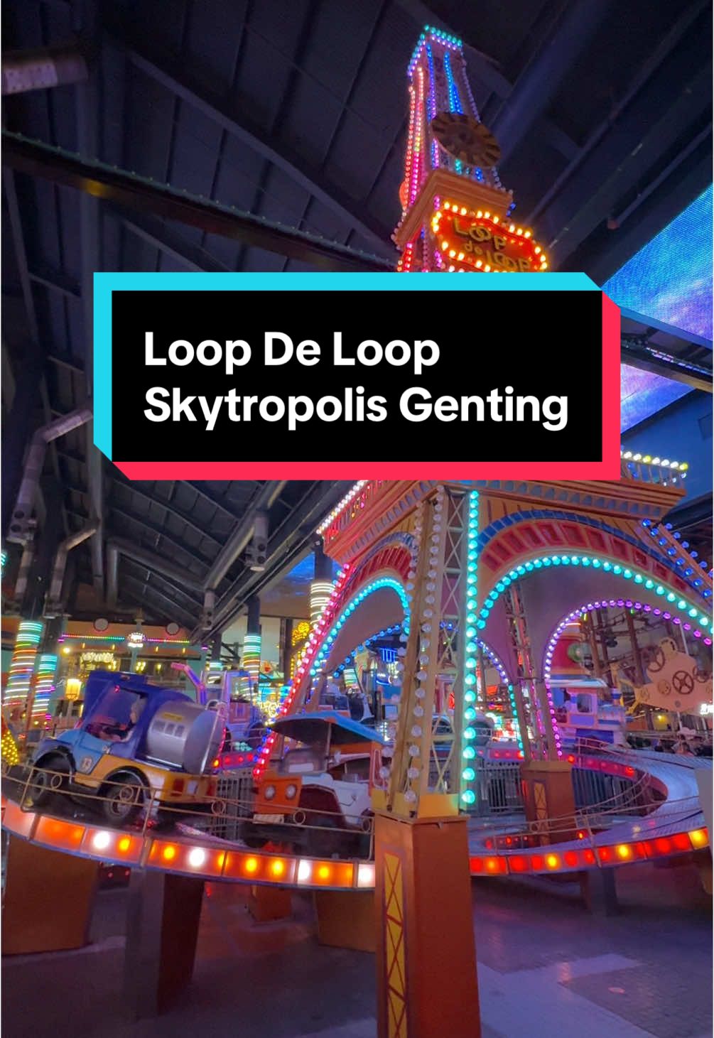 game for kids ! child ride loop de loop at skytropolis Genting highlands #gentinghighlandsthemepark #skytropolisgentinghighland #loopdeloop #gentinghighlands #gentinghighlandsthemepark #markmyvacation 