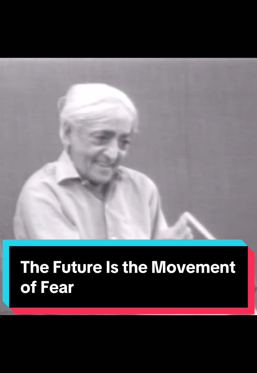 The Future Is the Movement of Fear #krishnamurti #krishnamurtifoundationtrust #spirituality 