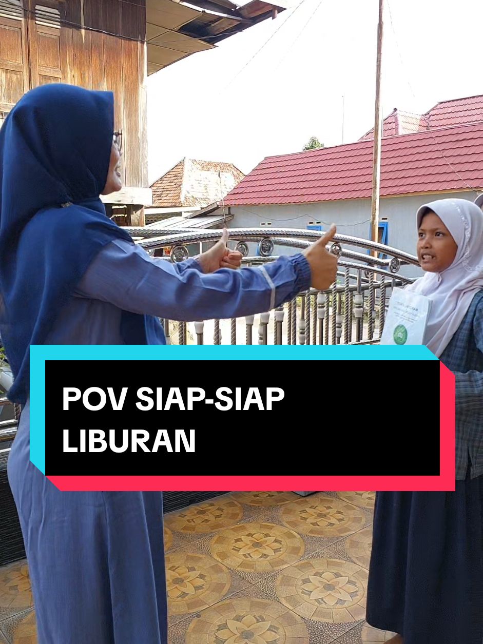 Libur tlah tiba 😅 #fyp #fypシ #foryoupage #fypdongggggggg #belajarlewatlagu #merihastuti #guru #ustadzah #madrasahdiniyahalquraniyah #trend #pov #rapor #liburan #liburtlahtiba 