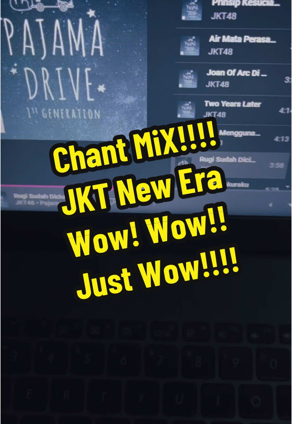 Chant JKT New Era??!! . . . *Just For Fun! ~Tidak untuk digunakan~ . . . #chantmix #jkt48 #chantjkt48 #rugisudahdiciumjkt48 #pajamadrive #jinzoufaiyafaibowaipa #kahen3ren #jkt48newera #konserjkt48 