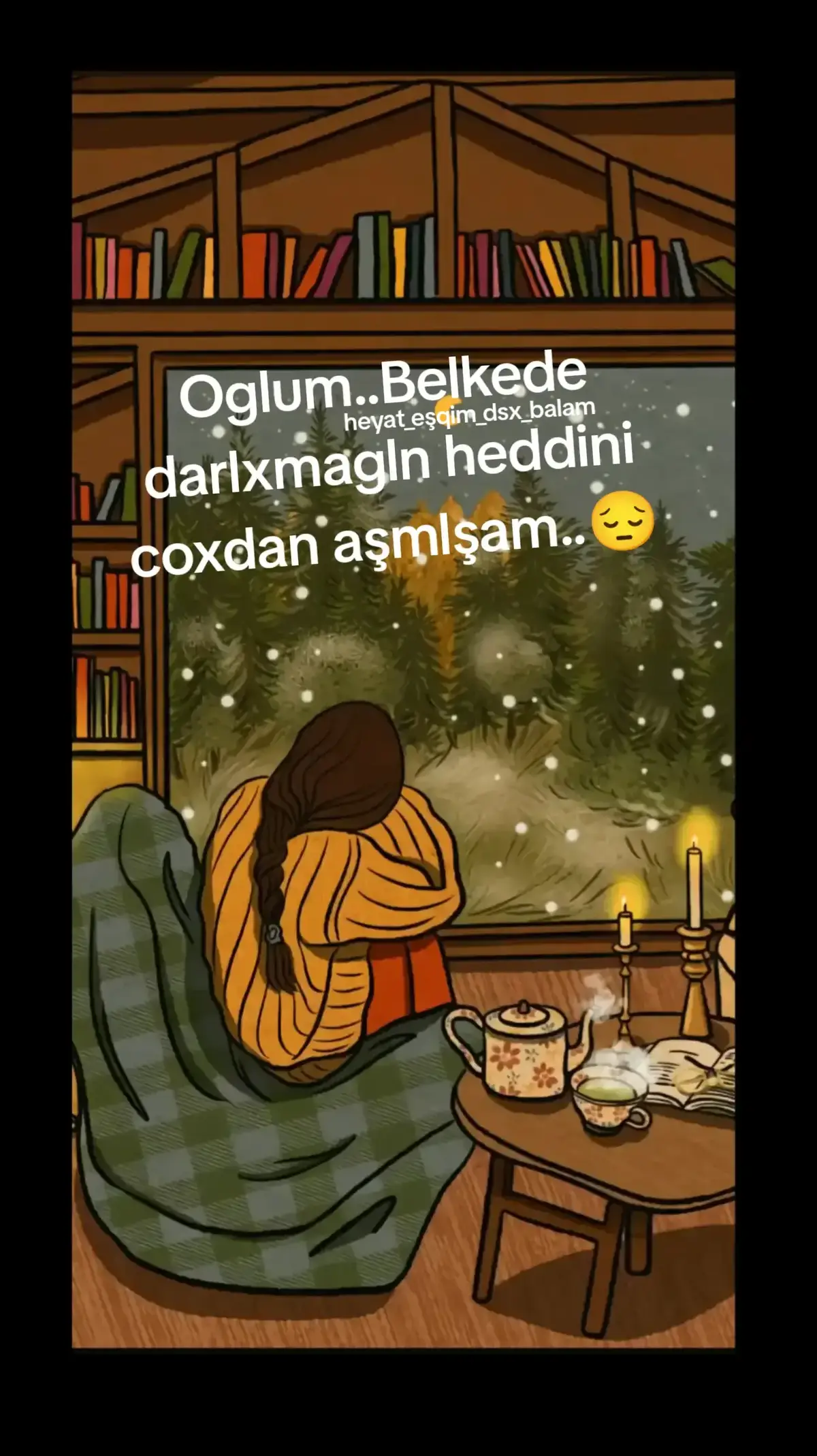 Mən Qərib,balam Qərib😔Allaha emanet ol gözümün nuru 🫂