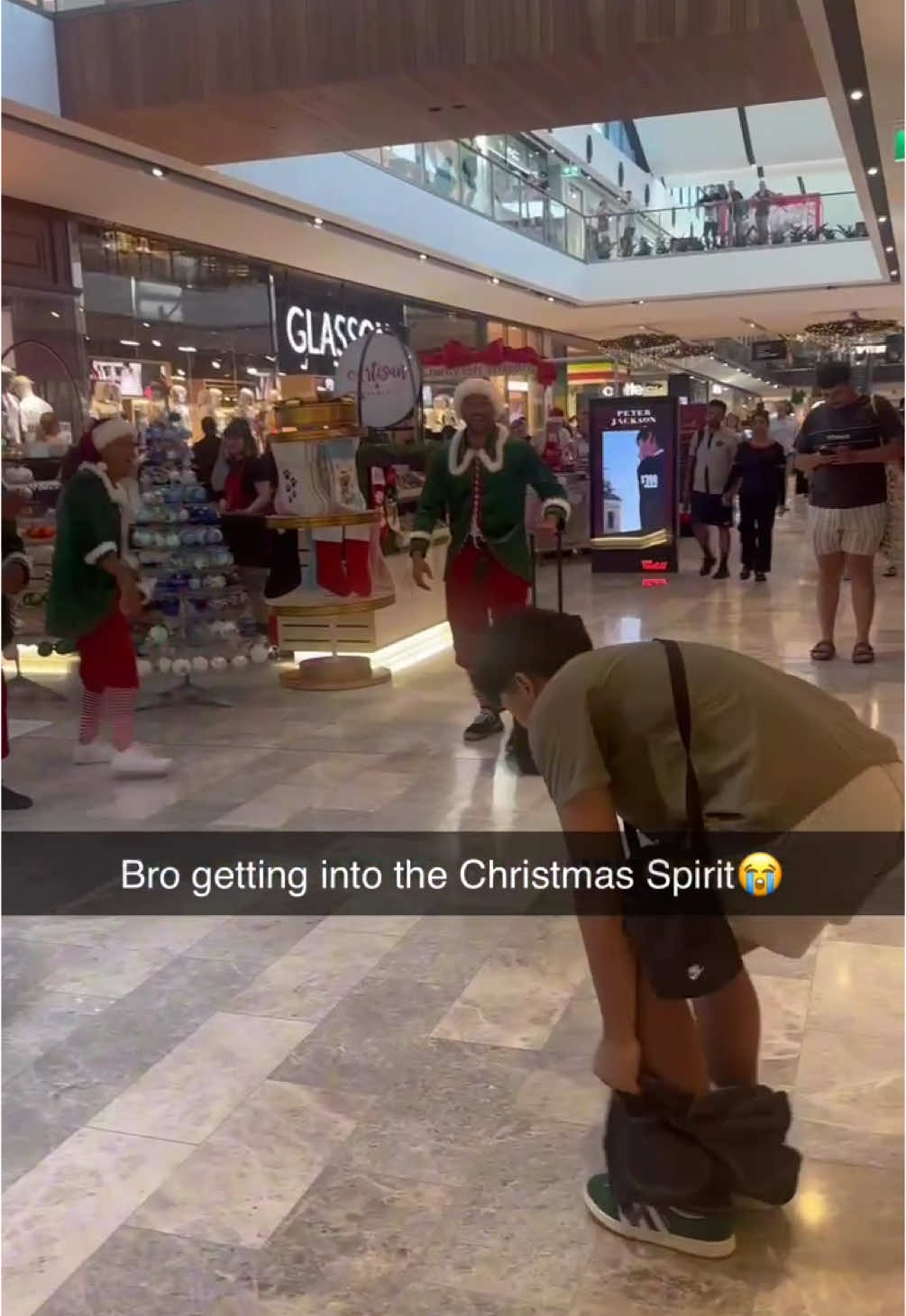 Bro got way to excited 😭💀 #pantsfalling #chermside #funny #fyp 