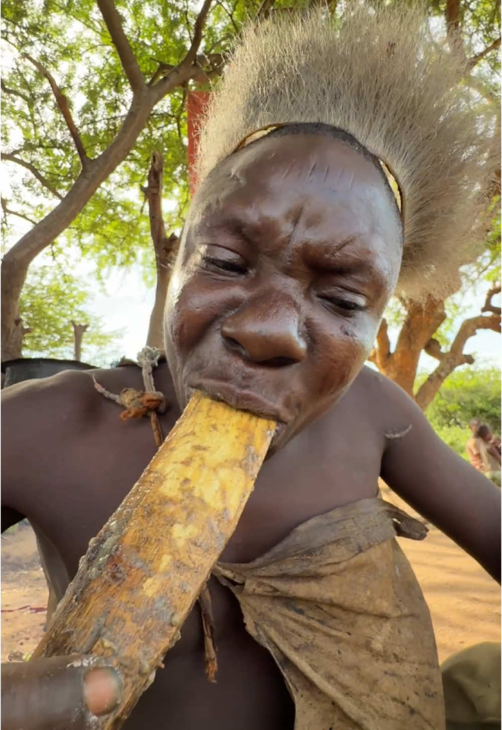 Wow 😮😋‼️ What Hadzabe eats today ‼️ It Seems so delicious #hadzabetribe #africastories #villagelife #foodtiktok 