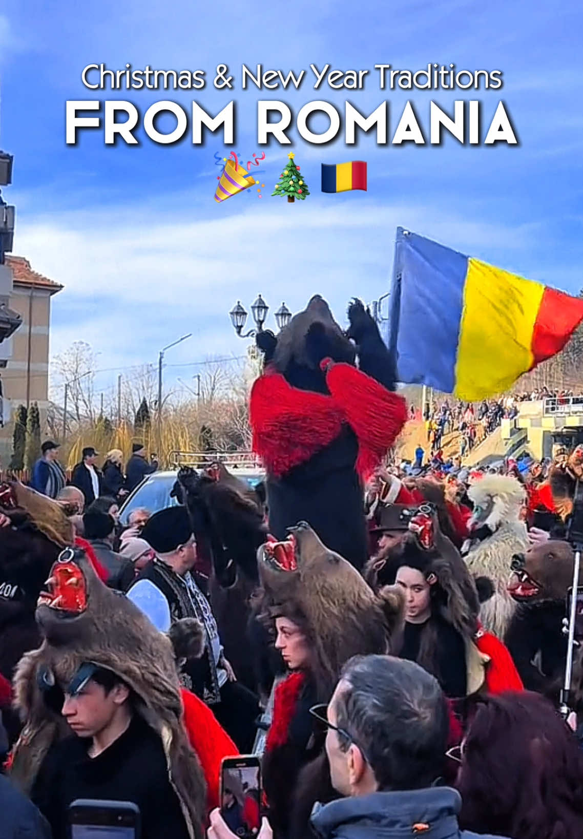 Romanian Christmas and New Year traditions🎉🎄🇹🇩 🎥 @raadu.stefan @datinisioniceiuri8 @patricialogin @deagoos69 @bucovina_mea_frumoasa @cosmintomoiaga_  #romania #romania🇷🇴 #romanian #romaniatiktok #misiuneatiktok #5pasidebine #tiktokromania #craciun #sarbatori #traditii #obiceiuri #ursu #capra #colinde #cluj #iasi #moldova #bucuresti #bucharest #sibiu #brasov #craiova #timisoara #oradea #balkan #christmas #travel #europe #fy #fyp #foryouc#foryourpage 