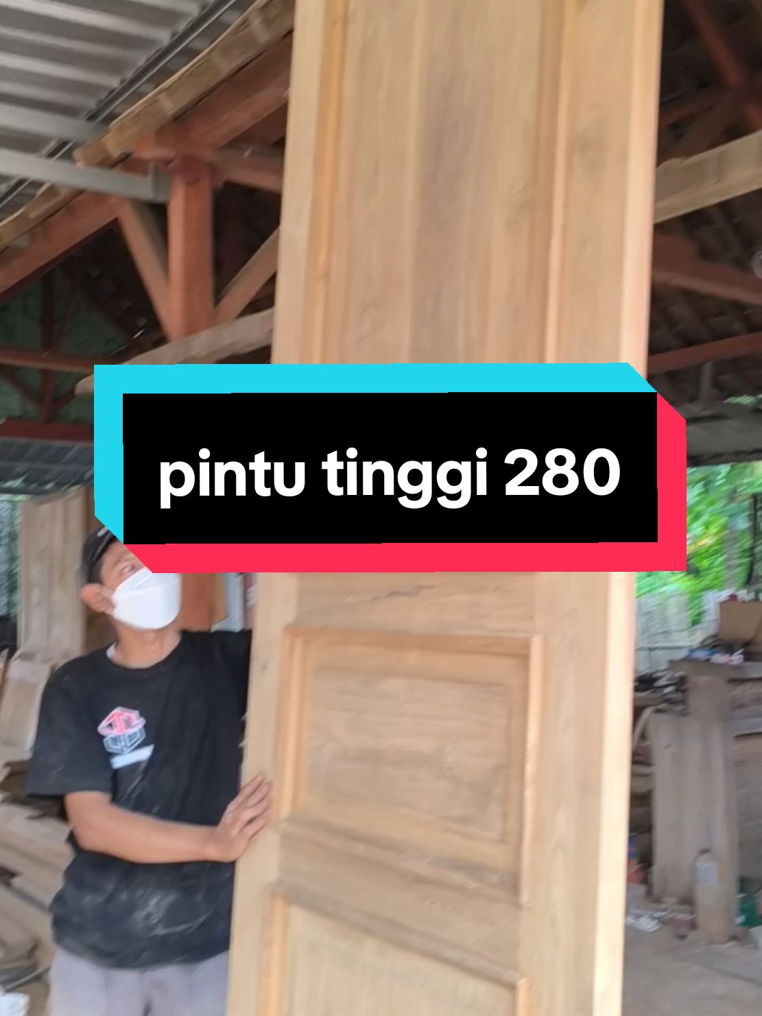 pintu 280x80 #pintu #pintujati #pintujatiblora #pintujatiperhutani #custompintu #pintucustom #jati #jatiblora 