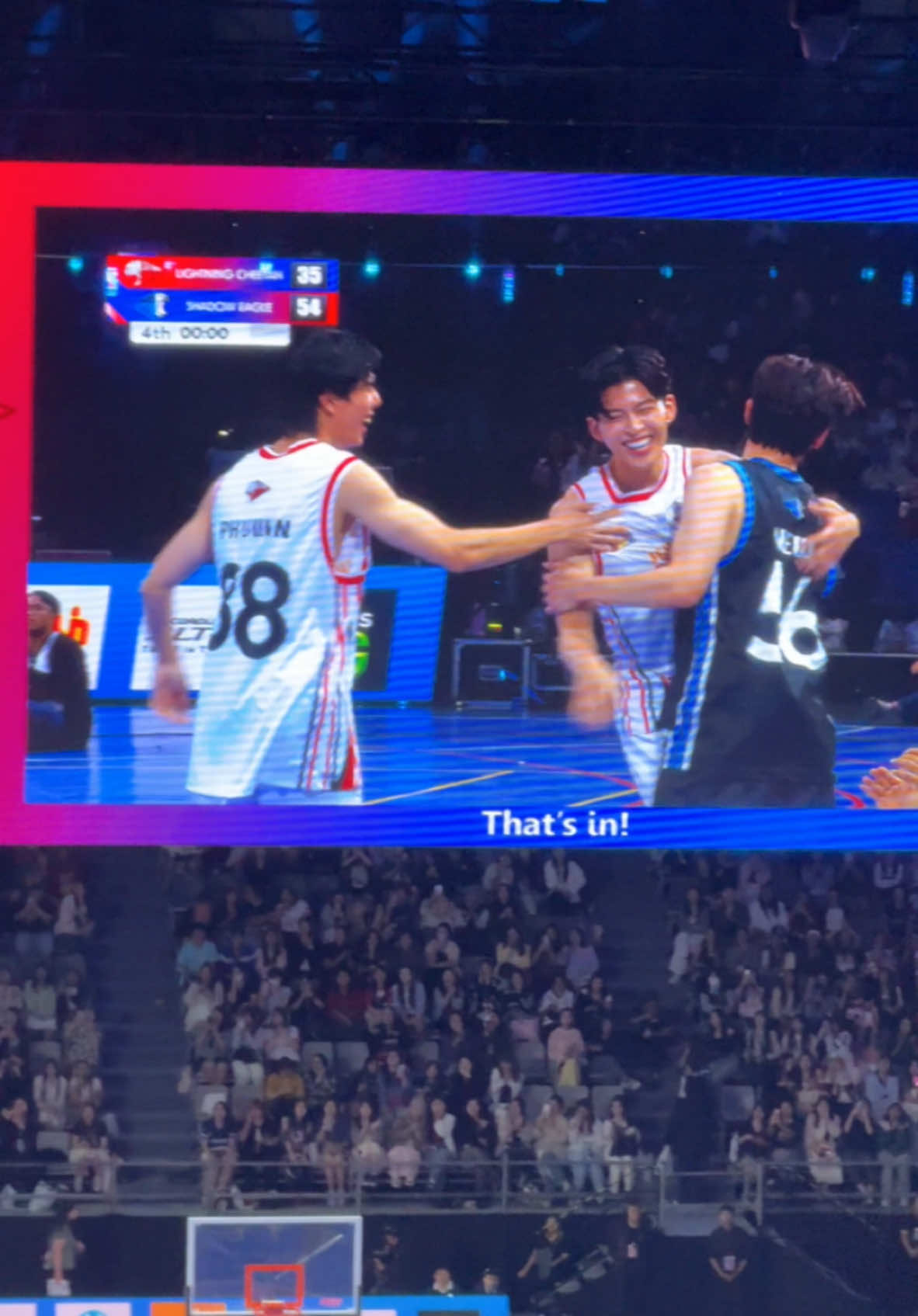 กรี๊ดคอแทบแตก😂 #gmmtvstarlympics2024 #pondphuwin #pondnaravit #phuwin