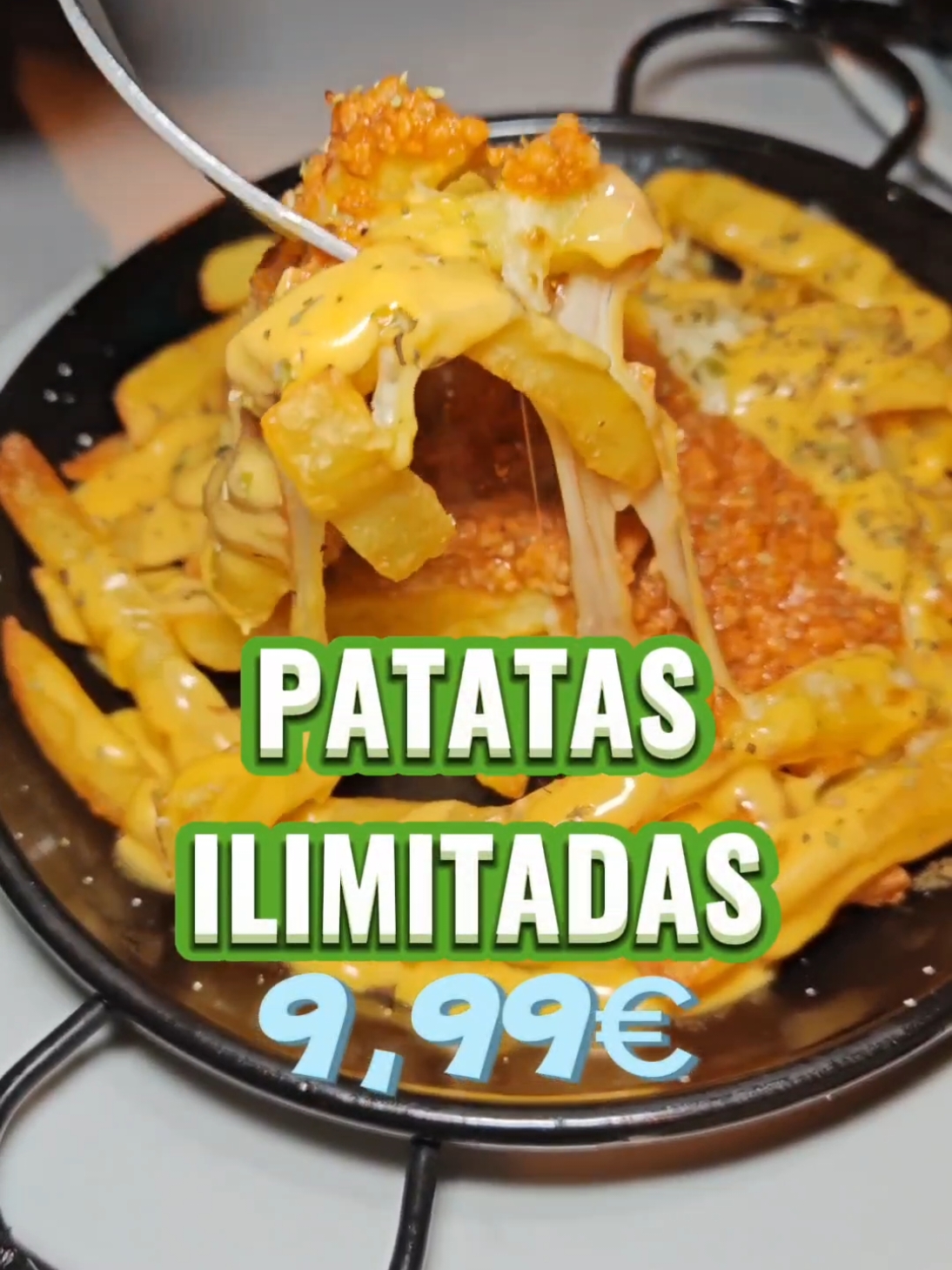 🍟BENNU XIO🍟 Buffet libre de platos a base de patatas fritas cerca de Atocha #madrid #bennu #buffet #madridbarato #FoodTok 