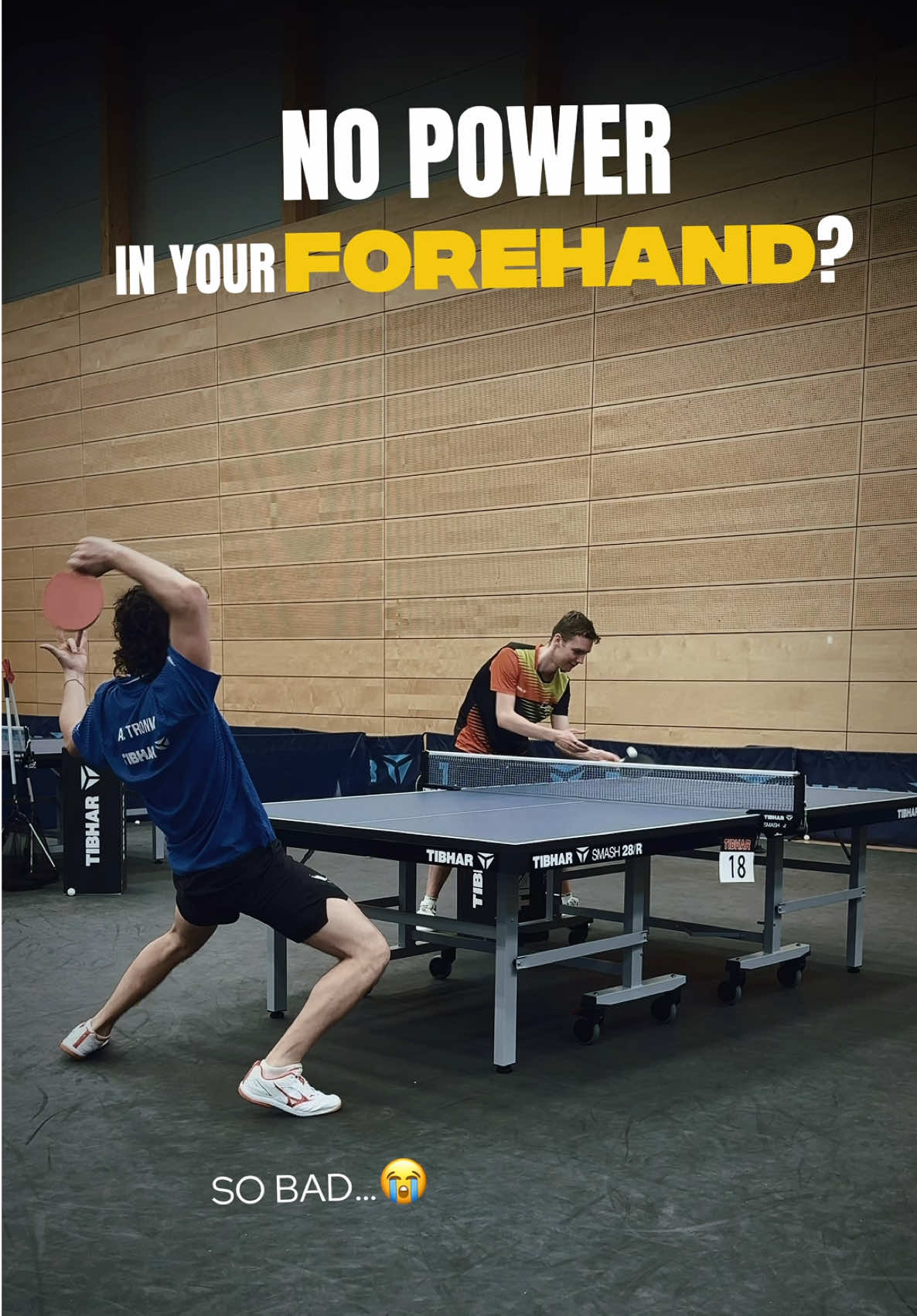 Forehand tutorial by PRO player Tobias Hippler and me  #tabletennis #pingpong 