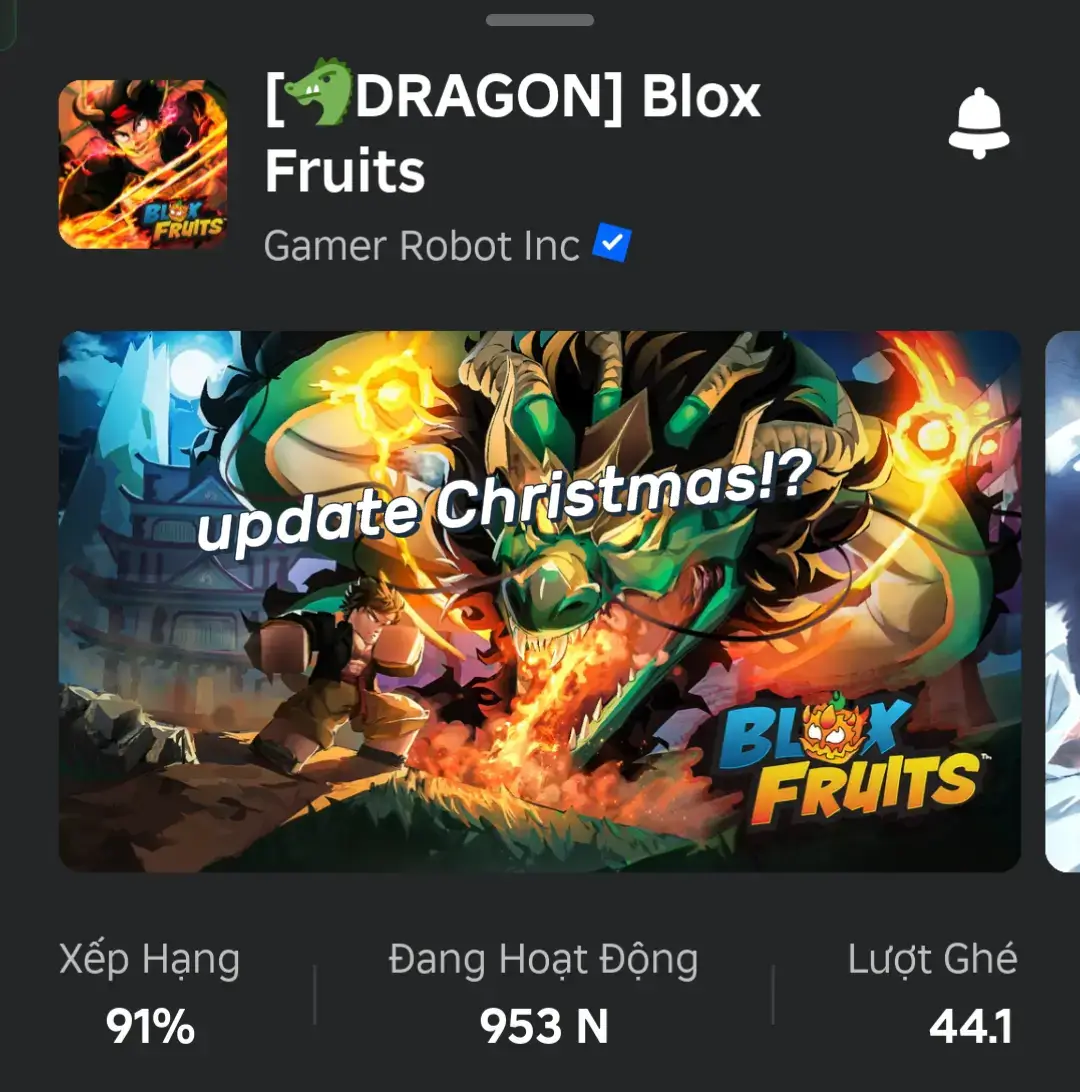 Tin quá bất ngờ 24/12 chính thức có update giáng sinh🔥#update22 #updatebloxfruit #gamerroblox70 #uocduoclenxuhuong #yokivn 