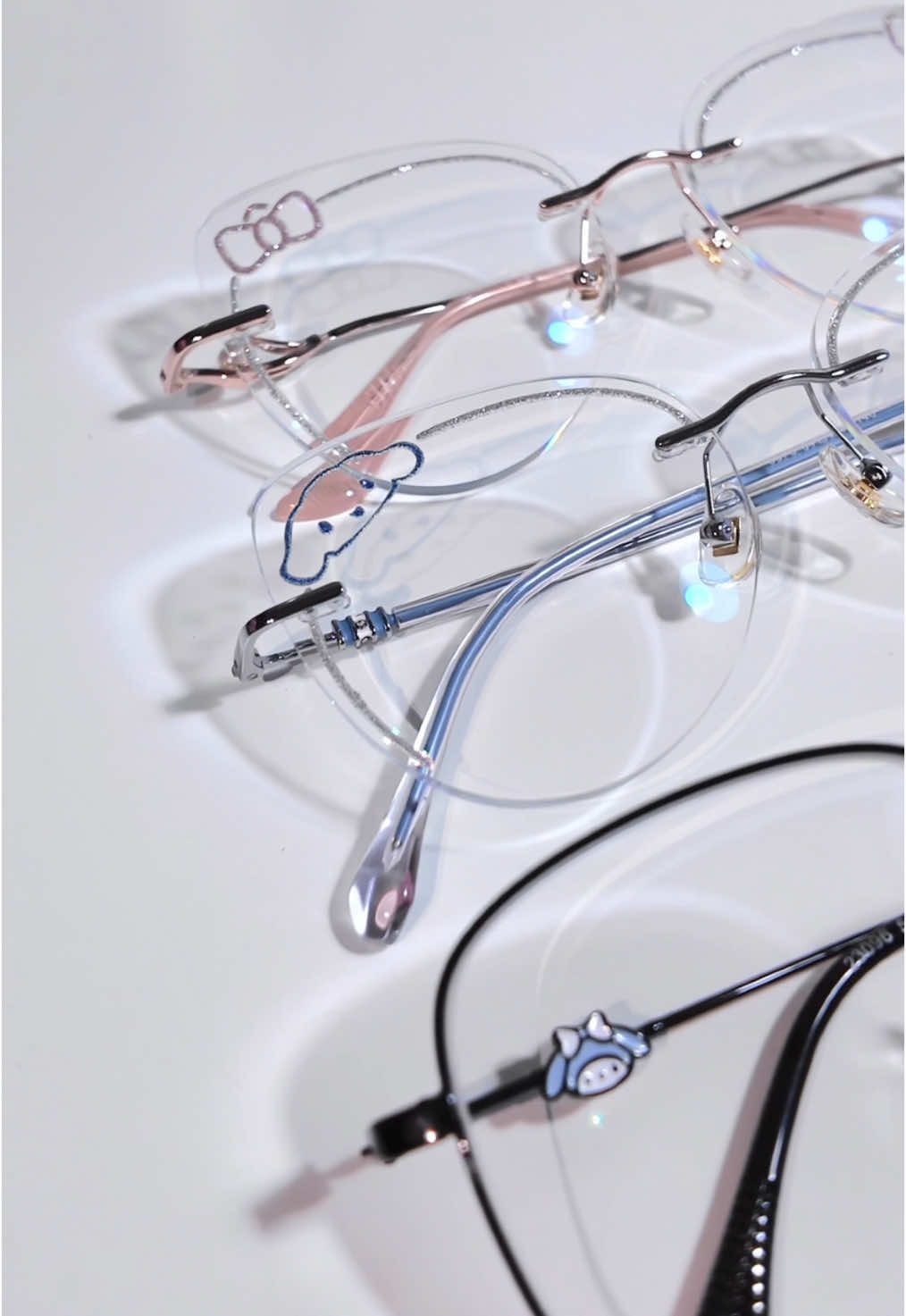 stylish sanrio-inspired eyeglasses 👓  @lensalter is serving ultimate cuteness with these Sanrio-inspired eyeglasses! 😍 I'M OBSESSED!!! they are so cute 🙂‍↕️ ofc my fave had to be cinnamoroll ☁️🩵 you can even add a prescription if you like!!! that's what i did 🥰 What I got: 🩵 Moro in Blue – metal rimless frames inspired by Cinnamoroll (faveee!!!) 🎀 Kitty in Pink – Hello Kitty-inspired metal rimless frames (very coquette 🤓) 💕 Melly in Black – Geometric metal frames inspired by My Melody website is linked in my bio! use my code “AL25” for a discount 💰 #sanriocore #kawaiiaesthetic #cute #cinnamonroll #eyeglass #sanrioph #lensalter #hellokitty #mymelody #sanriocharacters