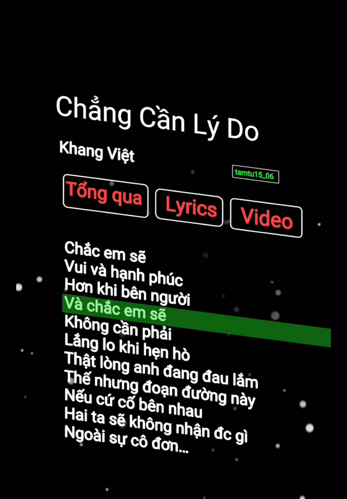 Thật lòng anh đang đau lắm… #nhachaymoingay #tamtu #changcanlydo #khangviet 