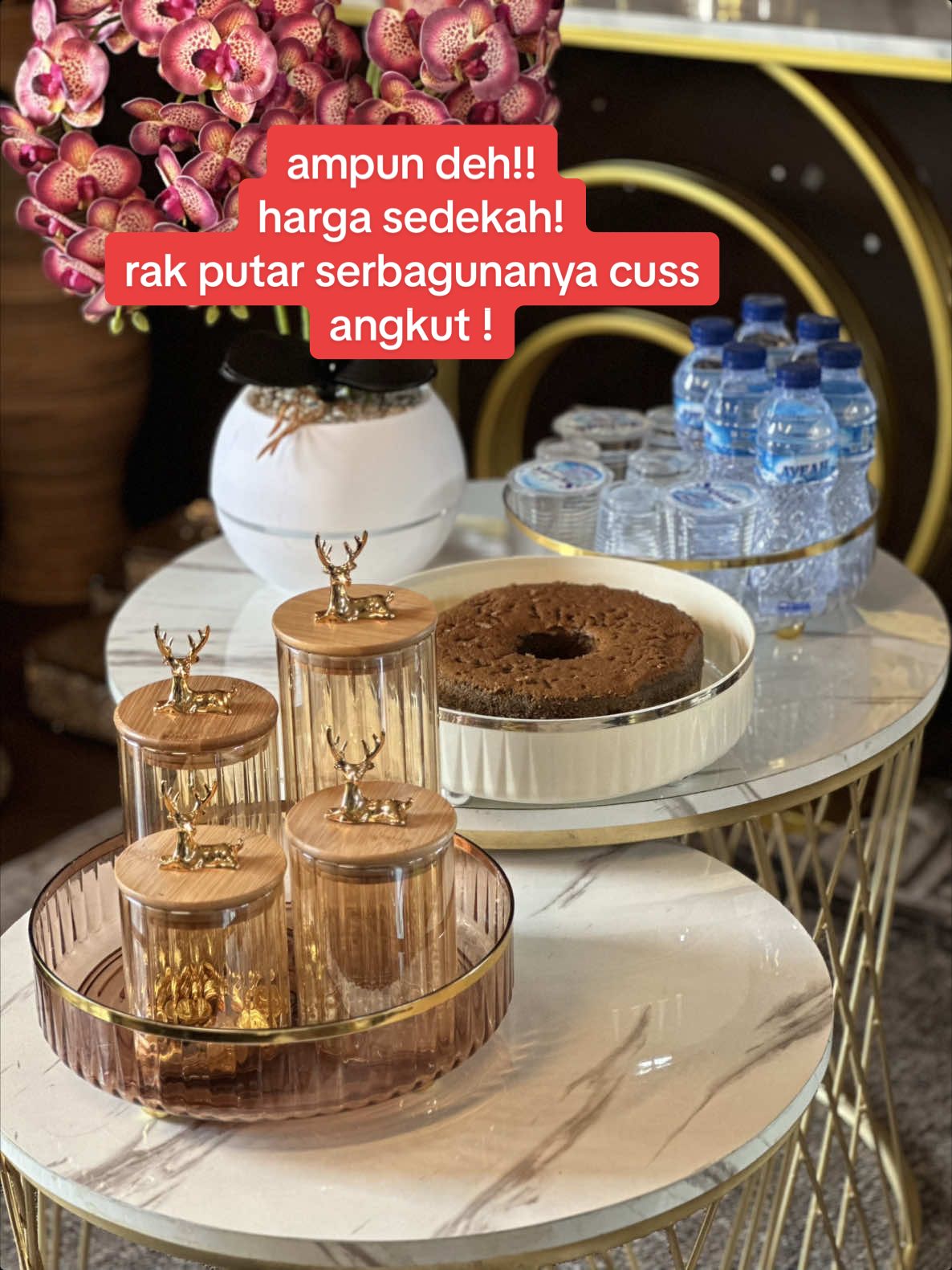 rak putar serbaguna. Bisa buat apa aja😍✅🛒 cuss mam lagi diskon khusus hari ini.  . #rakputar #wadahputar #tempattoplesputar #wibgajian #gebyarbelanjadesember #cuantanpabatas 