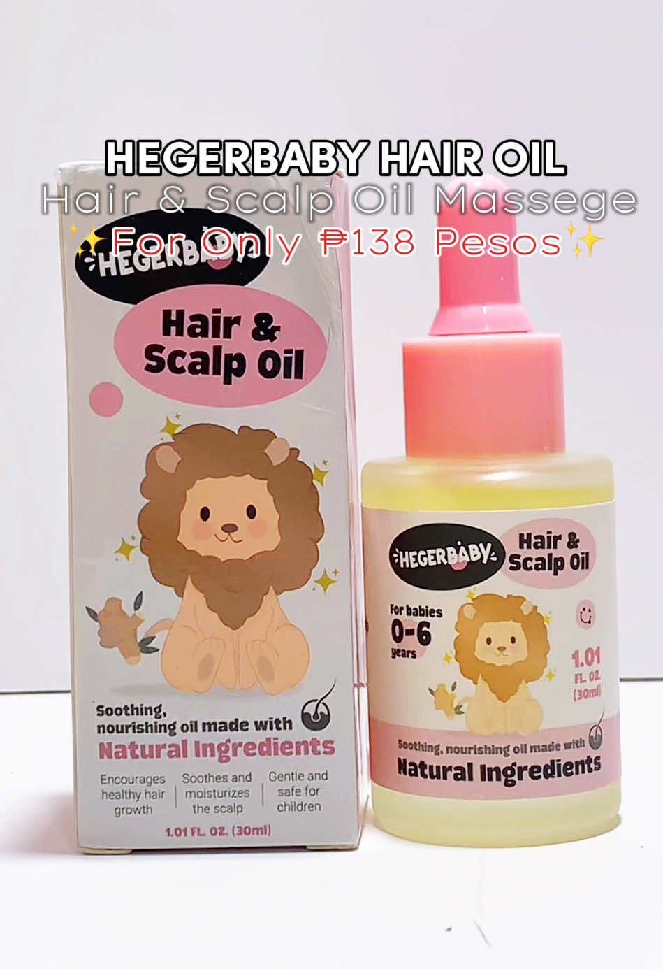 Hegerbaby Hair Oil #babyoil #hegerbabyoilforhairgrowth #hegerbabyoil 