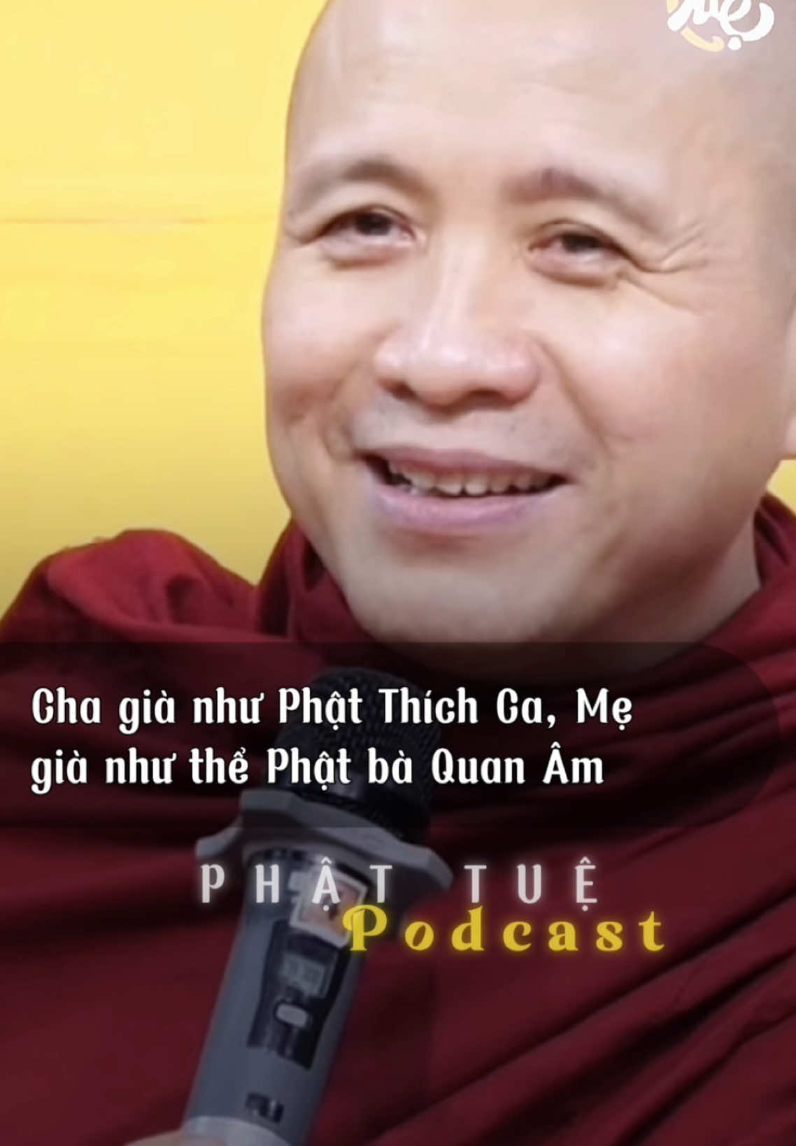 Tựa Pháp: Bí mật báo hiếu Cha Mẹ ít ai biết Con cầu nguyện xin cho tất cả Chúng Sanh được khoẻ mạnh, an vui và hạnh phúc. Xin cho tất cả Chúng Sanh được nghe và hiểu được chánh Pháp của Phật, con đường tu tập luôn vững chắc sớm ngày được giải thoát, giác ngộ hoàn toàn. Dù sanh về nơi đâu vẫn luôn được thấy Pháp nhiệm mầu. Nam Mô A Di Đà Phật 🙏🙏🙏 “Cám ơn Nhà hàng chay Tuệ tài trợ Logo chữ Tuệ”  #nammobonsuthichcamauniphat  #nammoadidaphat #nammoamidaphat #phattue #thichchanhdinh #phattuhoaibao #phậttuệ #tuệ #podcastphattue 