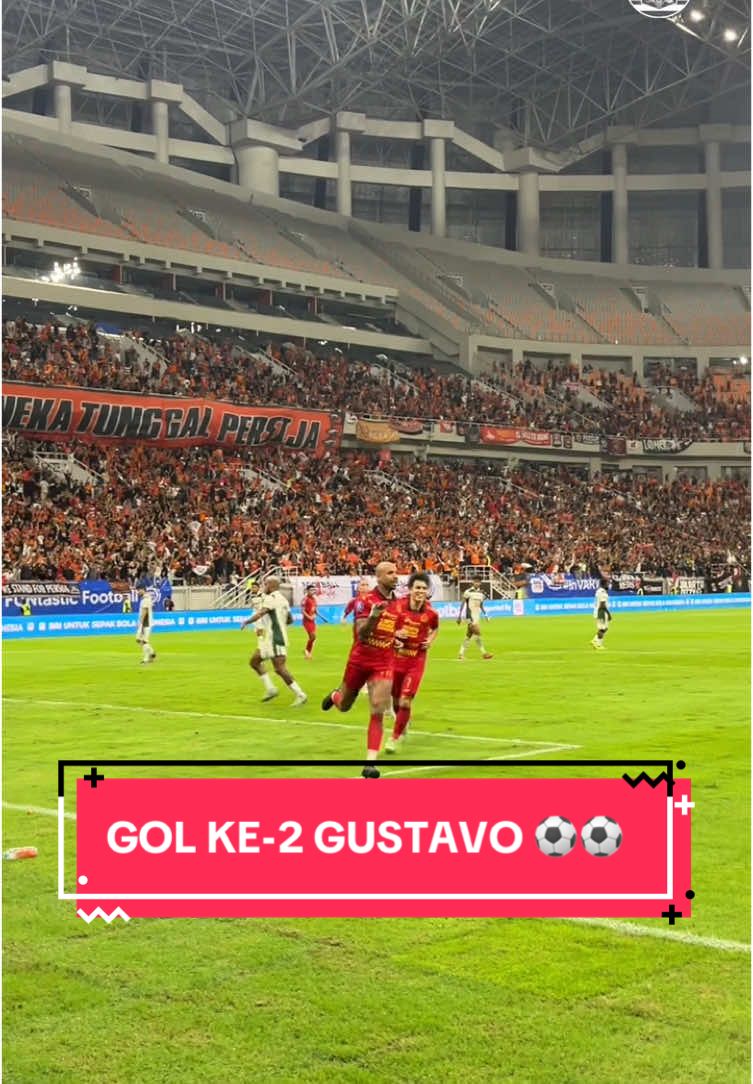 Gol ke-10 Gustavo di musim ini 🔥 #Persija 