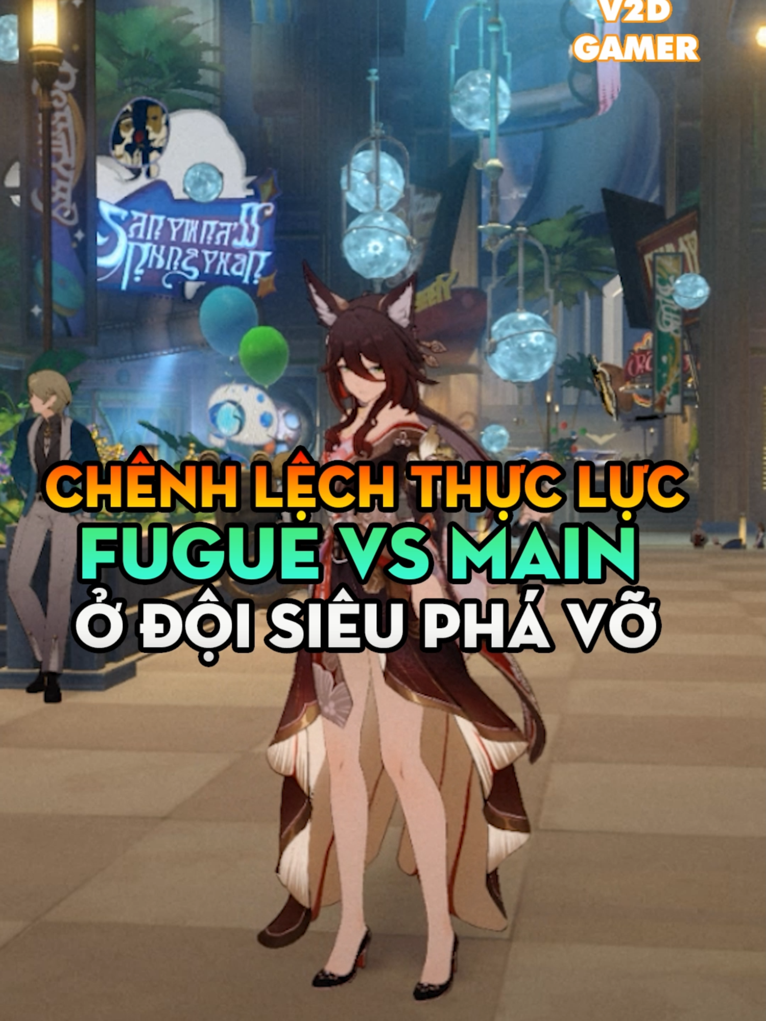 Chênh lệch thực lực giữa Fugue E0S1 với Nhà khai phá Hòa hợp #HonkaiStarRail #hoyocreators #v2dgamer #fugue #hsrguide