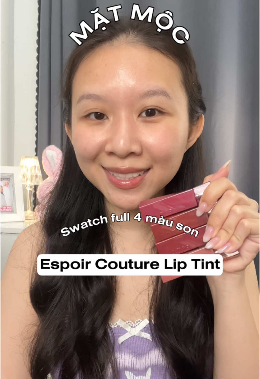 Check Var 4 cây son Espoir Coture Lip Tint #chouchinchan #matmocswatchfull #tintglaze #espoir #espoirvn 