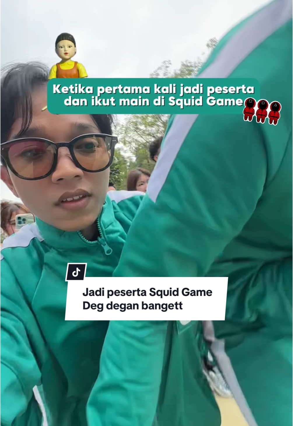 Full deg degan selama permainan berlangsung #masnizar #squidgame2 @Netflix Indonesia 