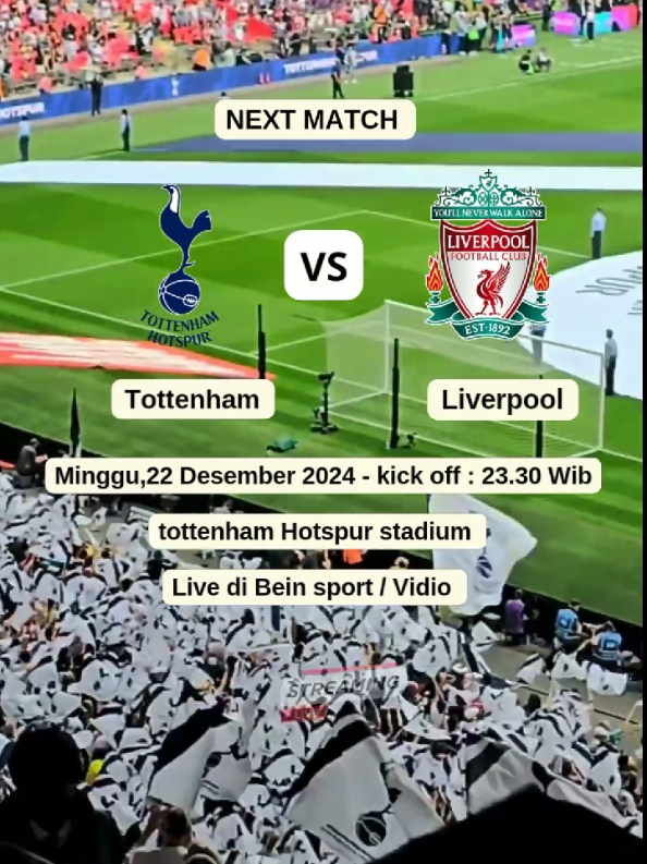 jadwal liga Inggris Tottenham Hotspur vs Liverpool #jadwalbola #PremierLeague #tottenham #liverpool #sports #football #fyp #viral 