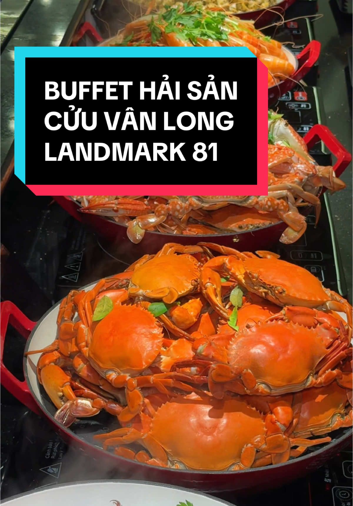 Chi nhánh mới toanh của buffet hải sản hot hit Cửu Vân Long tại Landmark 81 #ansapsaigon #tryitwithtiktok #ancungtiktok #reviewanngon #vtmgr #saigon 