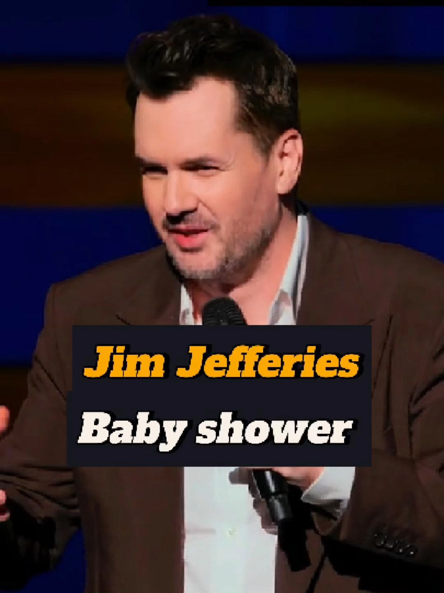 When your baby shower turns into a roast session 🎤😂 #StandupComedy #JimJefferies #ComedyGold #BabyShower #ViralLaughs #TikTokComedy #FunnyStory