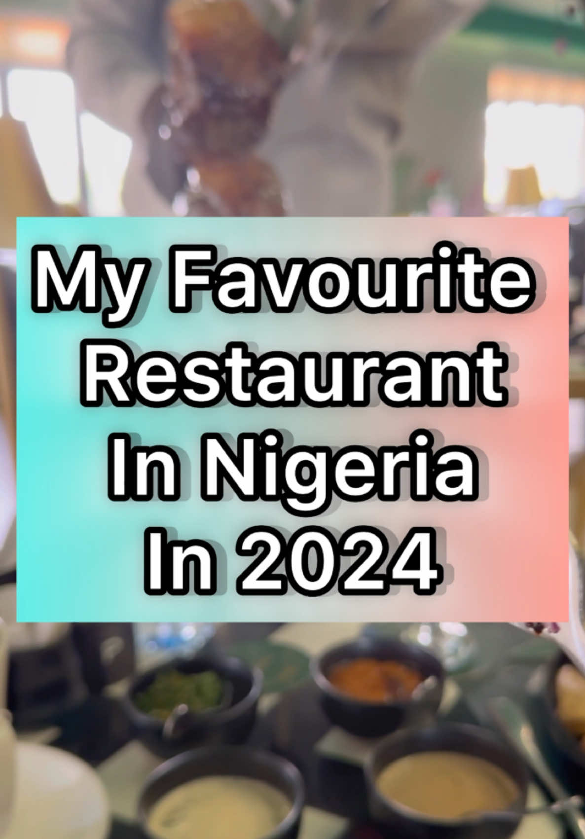 Carnival Restaurant Abuja is my best Restaurant of 2024