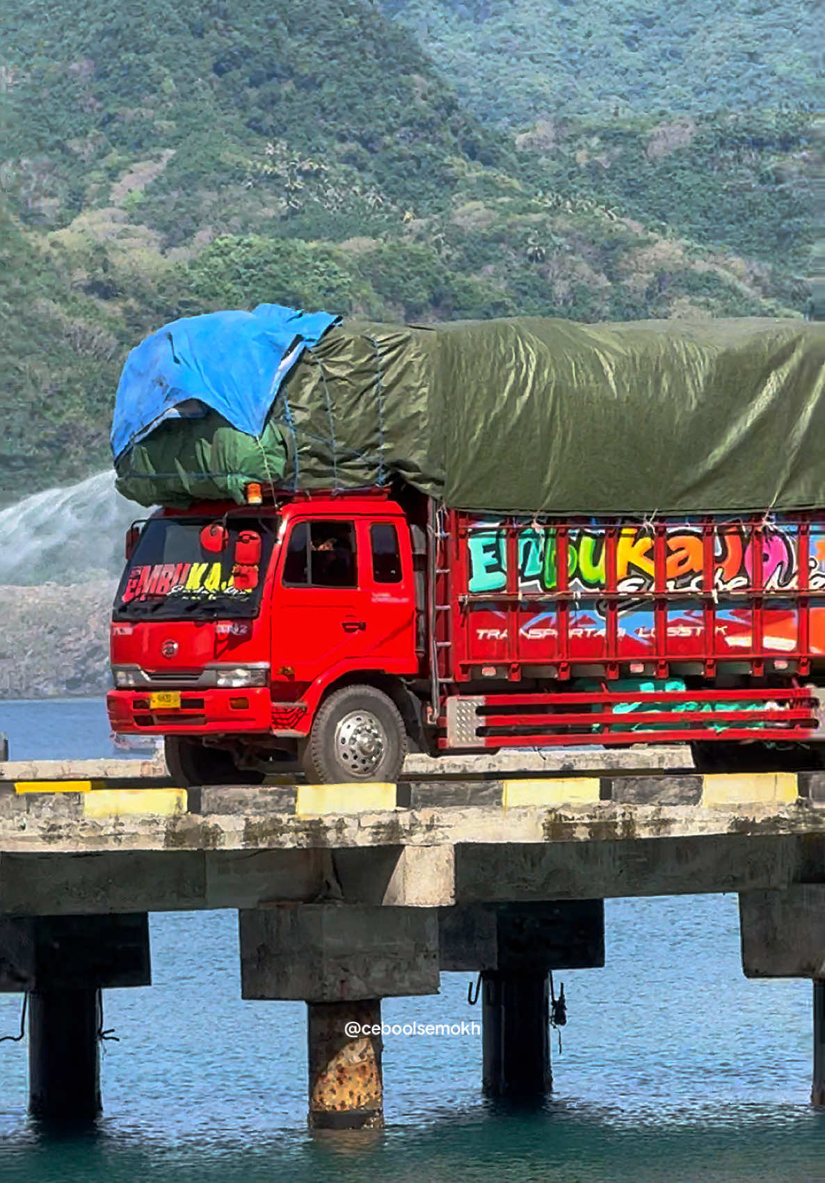 EmbuKajo🚛 #ekspedisiflores #fyp #surabayaflores🤙 #ende #embukajo 