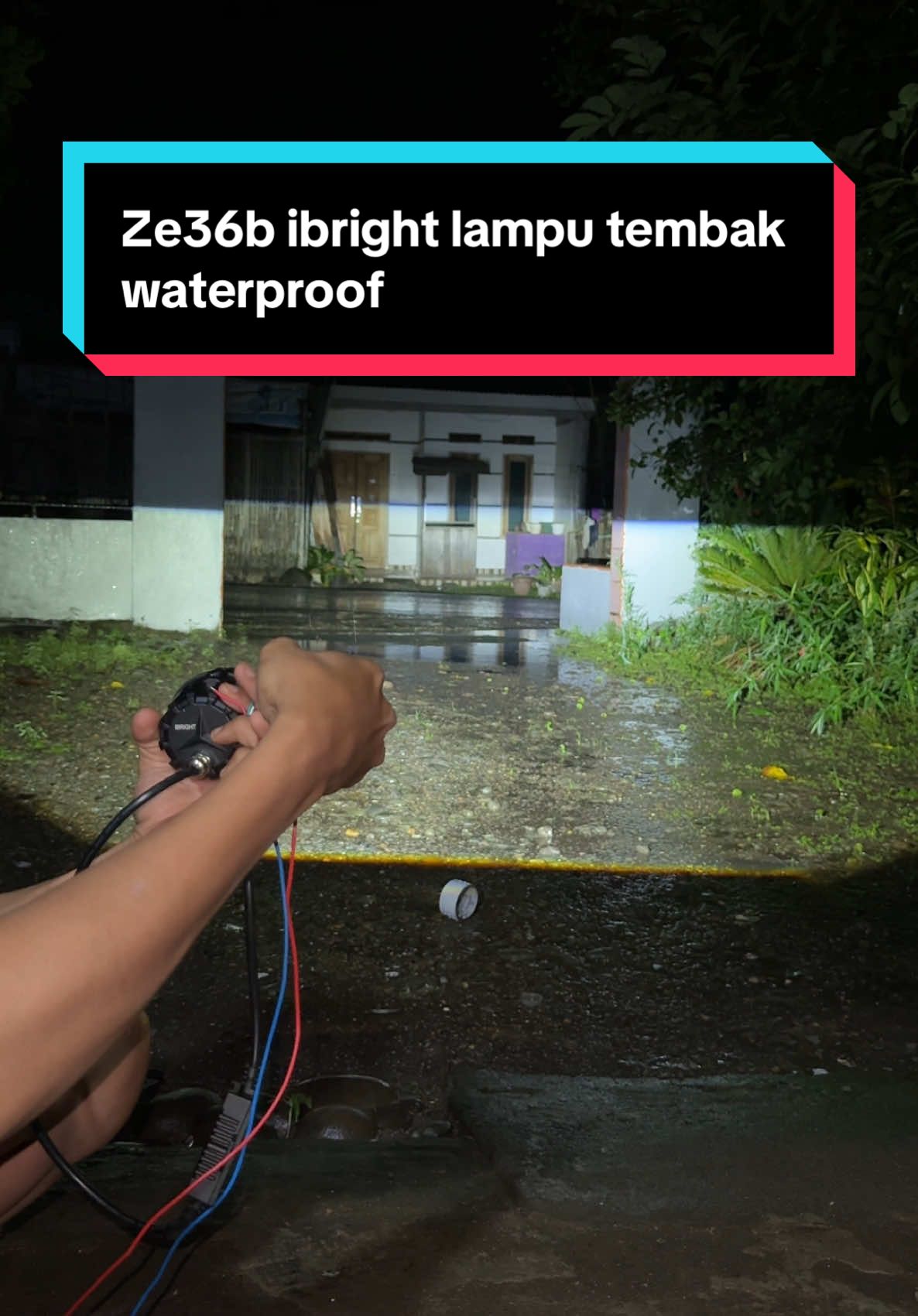 Rekomendasi lampu tembak waterproof ze36b ibright buat mobil dan motor