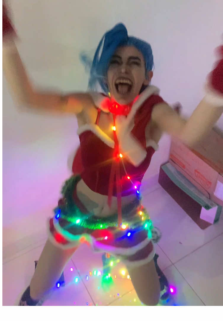 HOOOOHOOOOOHOOOOOOOOOOOOOOOO #jinx#cosplay#arcane#christmas  