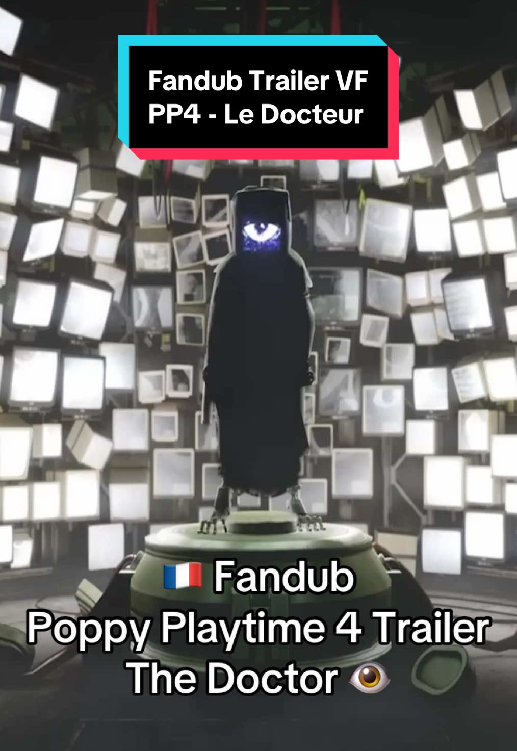 Le Docteur 👁️- Poppy Playtime Chapitre 4 Trailer | Fandub VF 🇫🇷 par Alessio7G Attention aux FLASH DE LUMIÈRES ! ⚠️ J’espere que cela vous plaira ! #poppy #poppyplaytime #poppyplaytimechapter4 #fandub #doublage #doublagedevoix #voiceactor #jeuxvideo #trailer #francais #fyp #poppyplaytimechapter3 #vf 