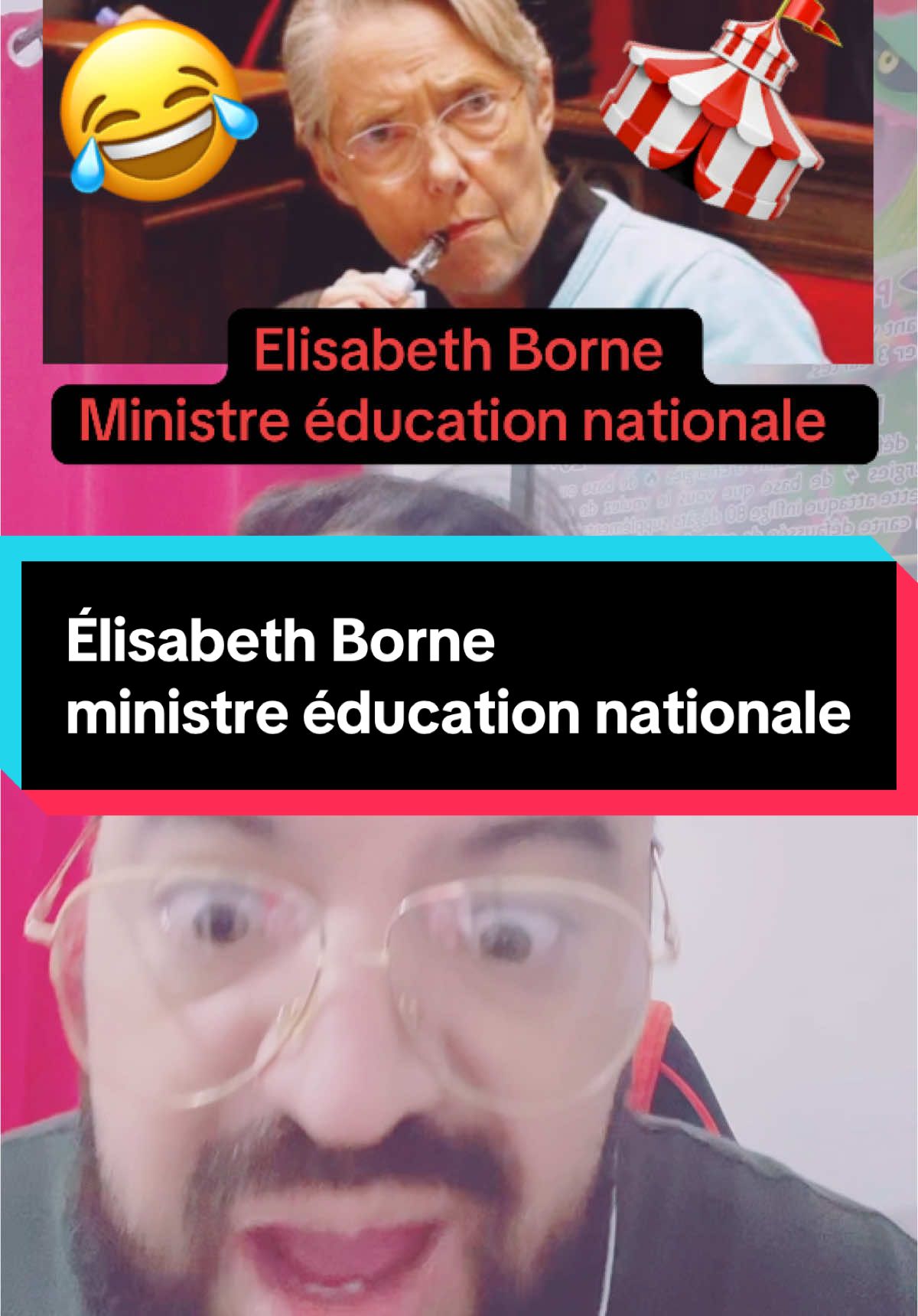 Élisabeth Borne, ministre éducation nationale (humour) #elisabethborne #ministreeducationnationale #ministre #gouvernement #france #societemalade #mondedefou #humour 