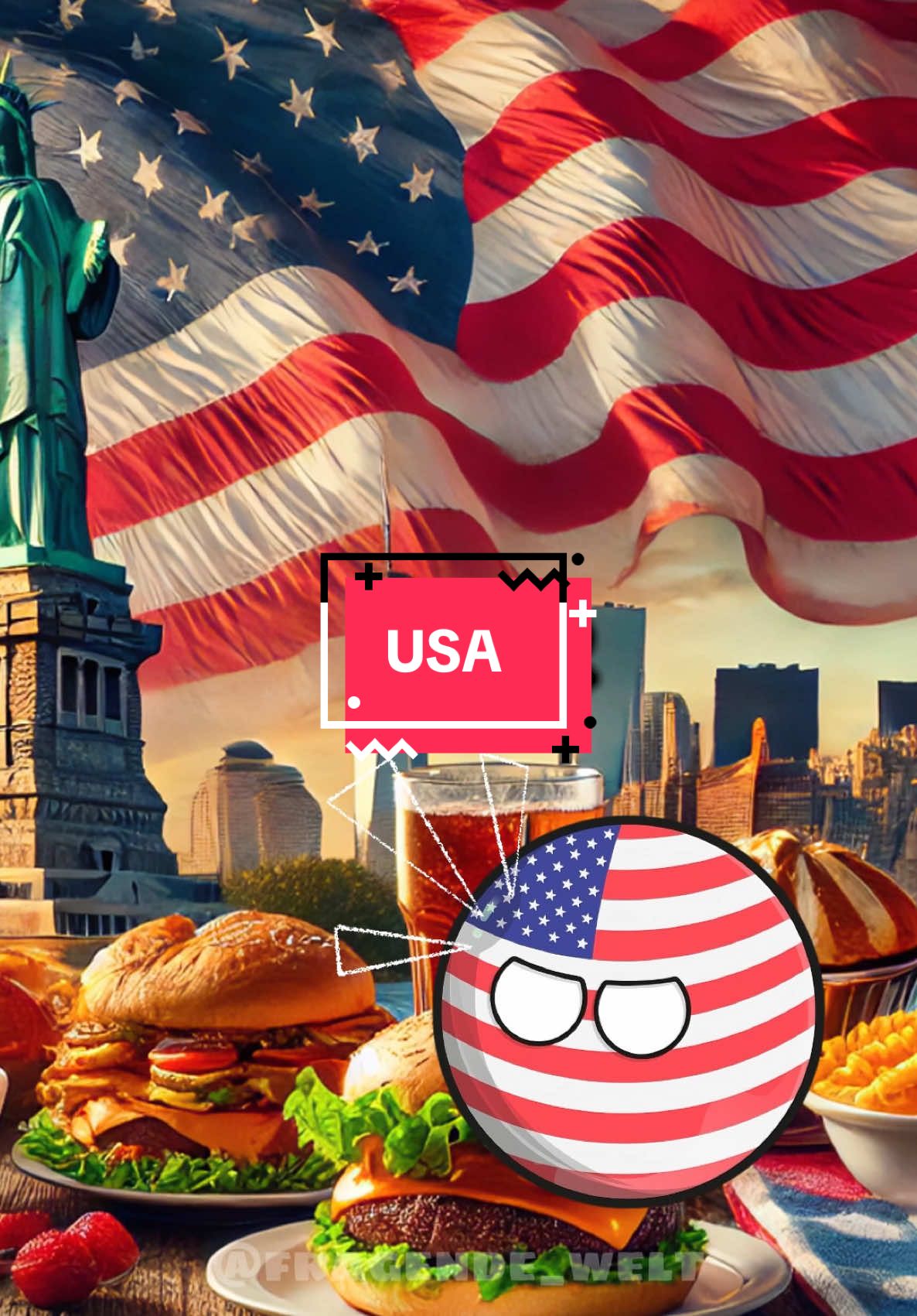 Top 10 amerikanische Gerichte 🇺🇸👨‍🍳, welches Land als nächstes? 🤔 #top10 #amerika #amerika🇺🇸 #essen #tiktokfood 