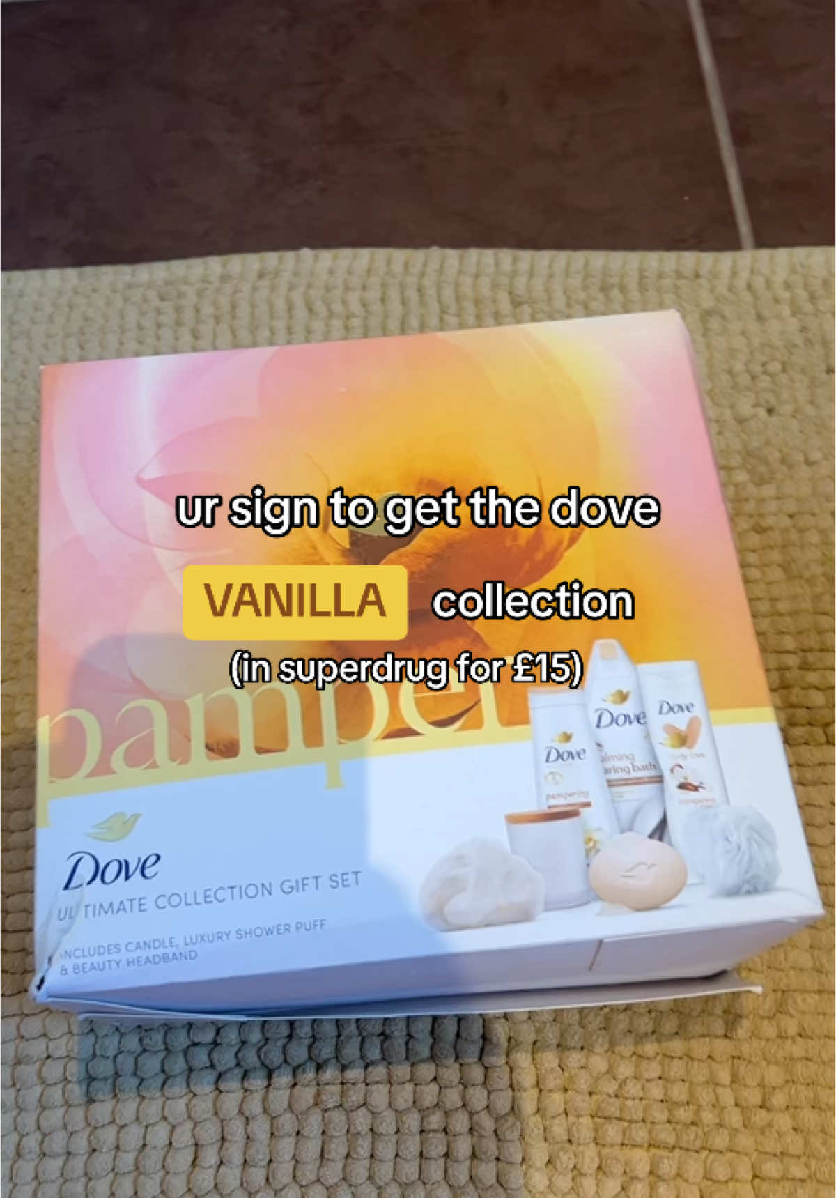 for the vanilla lovers! im so glad it was in stock when i was there #vanilla #dove #fyp #abcxyz #selfcaretiktok #christmas #gift #sza #superdrug 