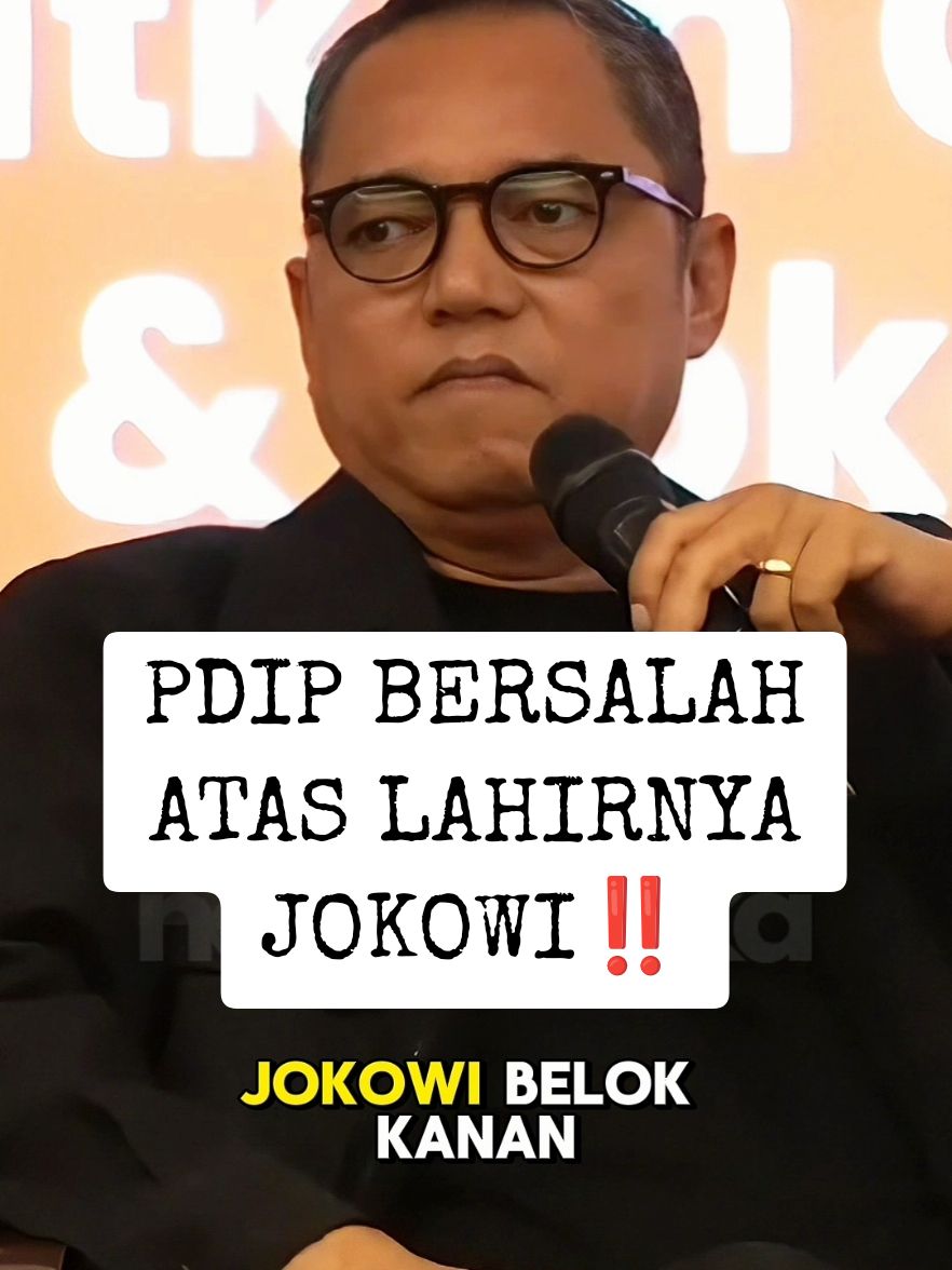 PDIP BERSALAH KARENA LAHIRNYA JOKOWI‼️#news #jokowi #jokowidodo #mulyono #pdi #pdiperjuangan #dedisitorus #politik #partaipolitik #fyp 