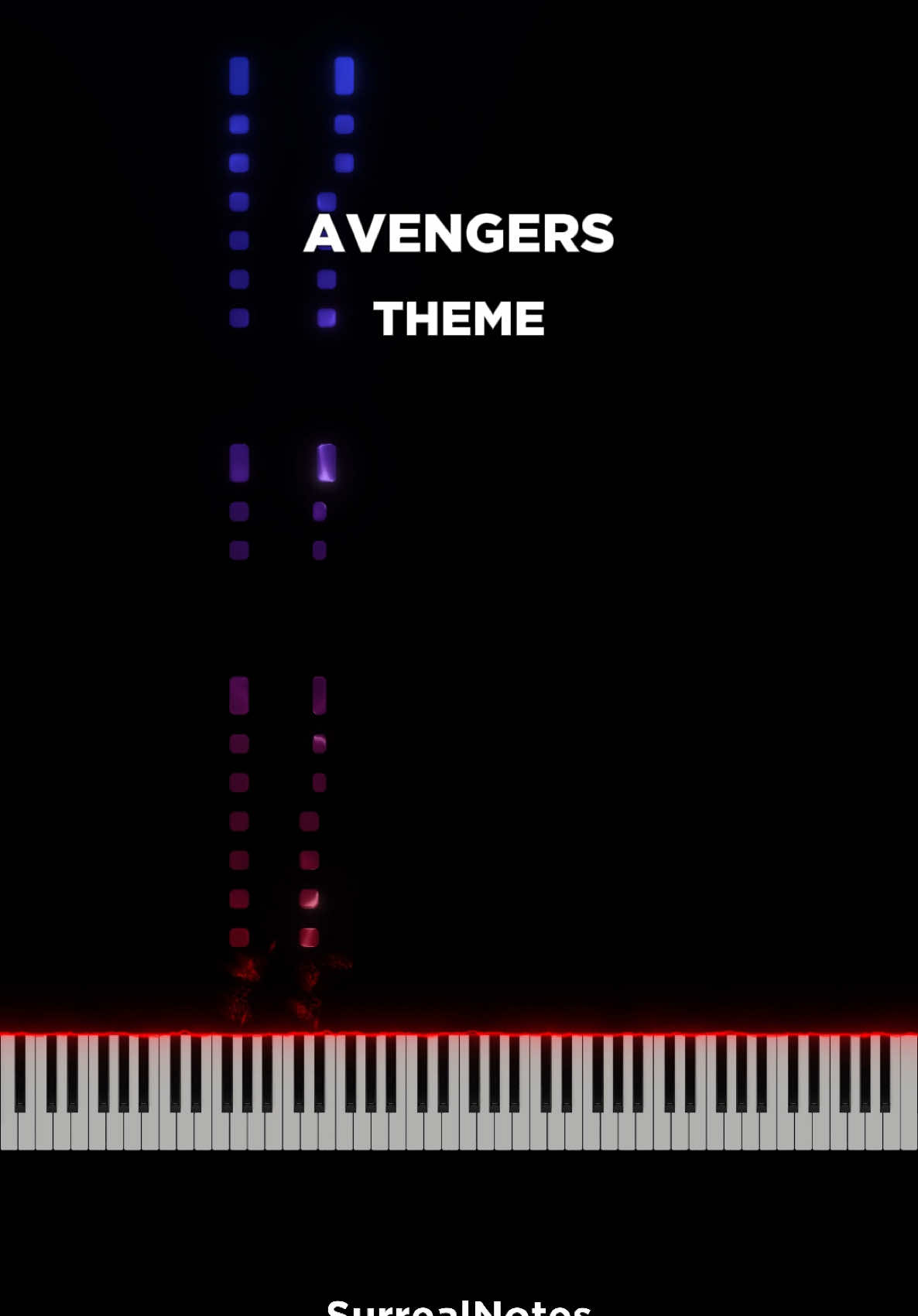 🔵 Avengers - Theme #piano #pianotutorial #pianomusic #pianocover #avengers #avengerstheme 