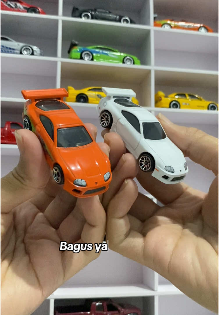 Replying to @Rihyrus.  Jejerin hot wheels toyota supra oren & putih Fast and furious brian #hotwheels #fastandfurious #fyp #toyotasupra #brianoconner 