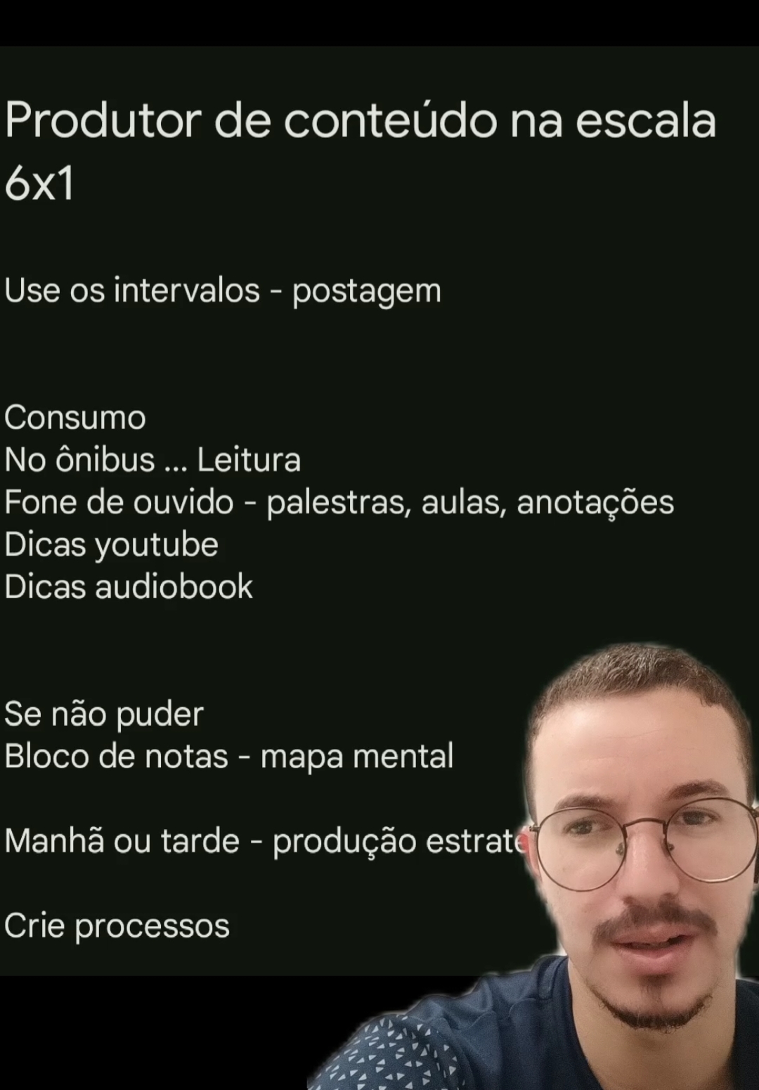 Como produzir conteúdo na internet, mesmo trabalhando na #escala6x1 E você? como você faz?  #marketingdigital  #marketing  #producaodeconteudo  #negocios  #negociosonline 