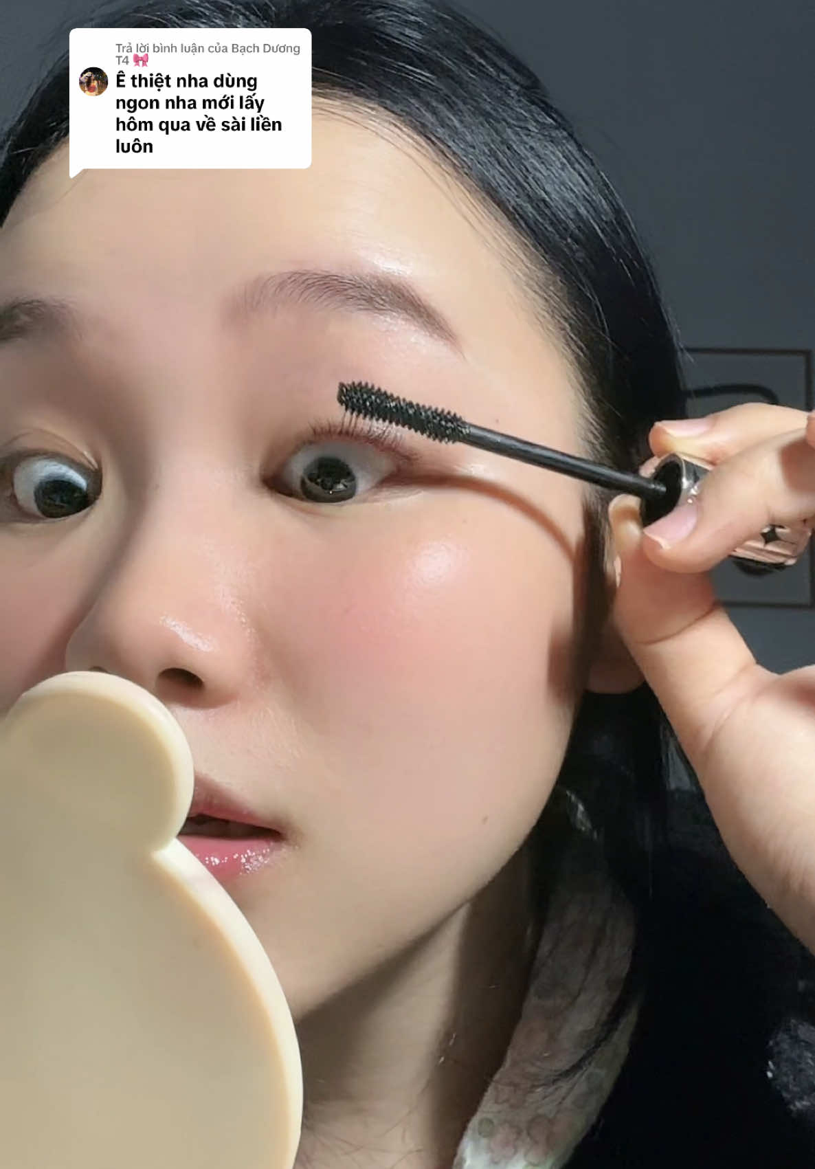 Trả lời @Bạch Dương T4 🎀  Ý là nó rất cong luôn #bammi #makeup #viral #xuhuong #viral 