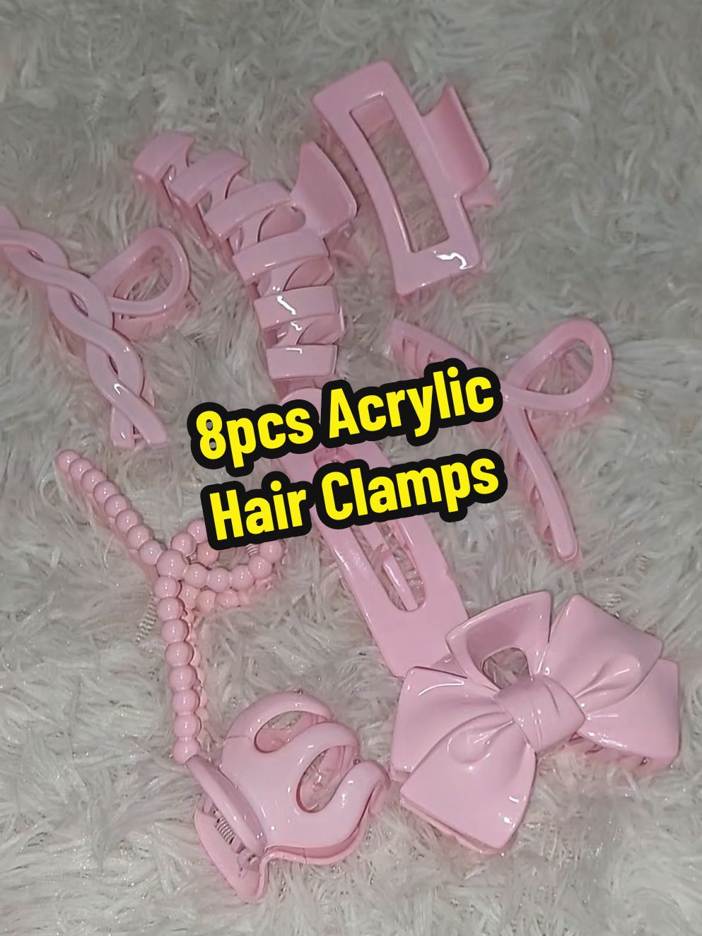 8pcs Acrylic Hair Clamps #hairclamp #hairclip #hairaccessories #tiktokfinds #tiktokfindsph #fypp #fyp #fypシ゚viral #foryou #fypage #fyforyou #fyppppppppppppppppppppppp 