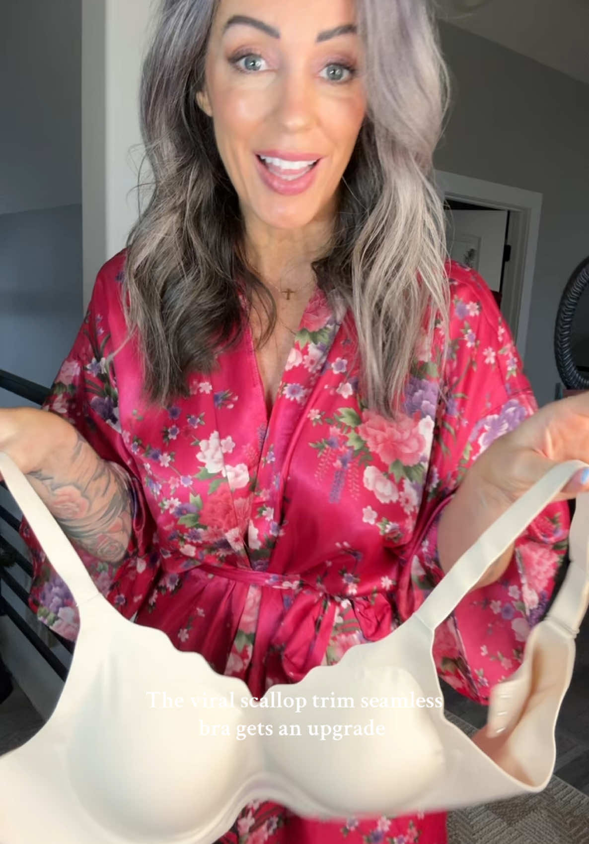 Getting this up on my ltk for you! #seamlessbra #tshirtbra #grayhairdontcare 