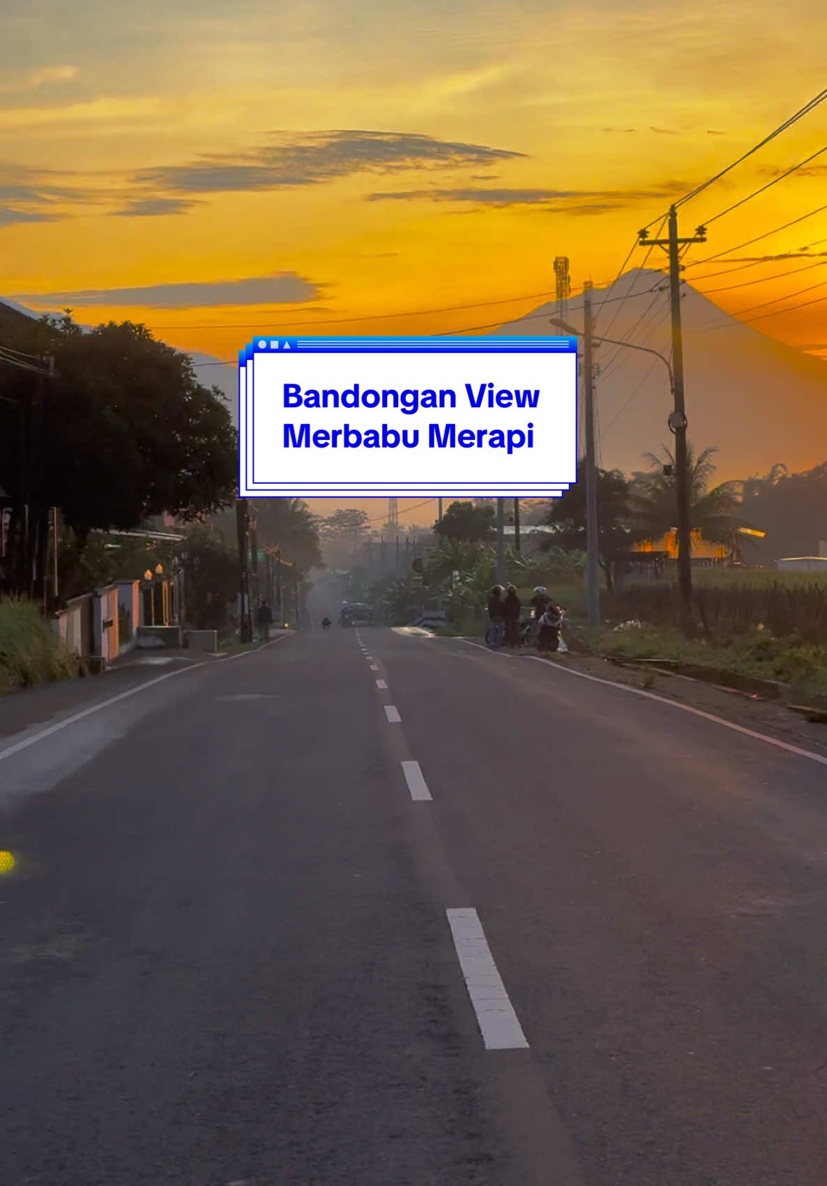 Jalan bandongan view merbabu merapi  . . . #aestheticvibes #mettosmile #fyp @Pesona Indonesia @Wonderful Indonesia @Maulana 